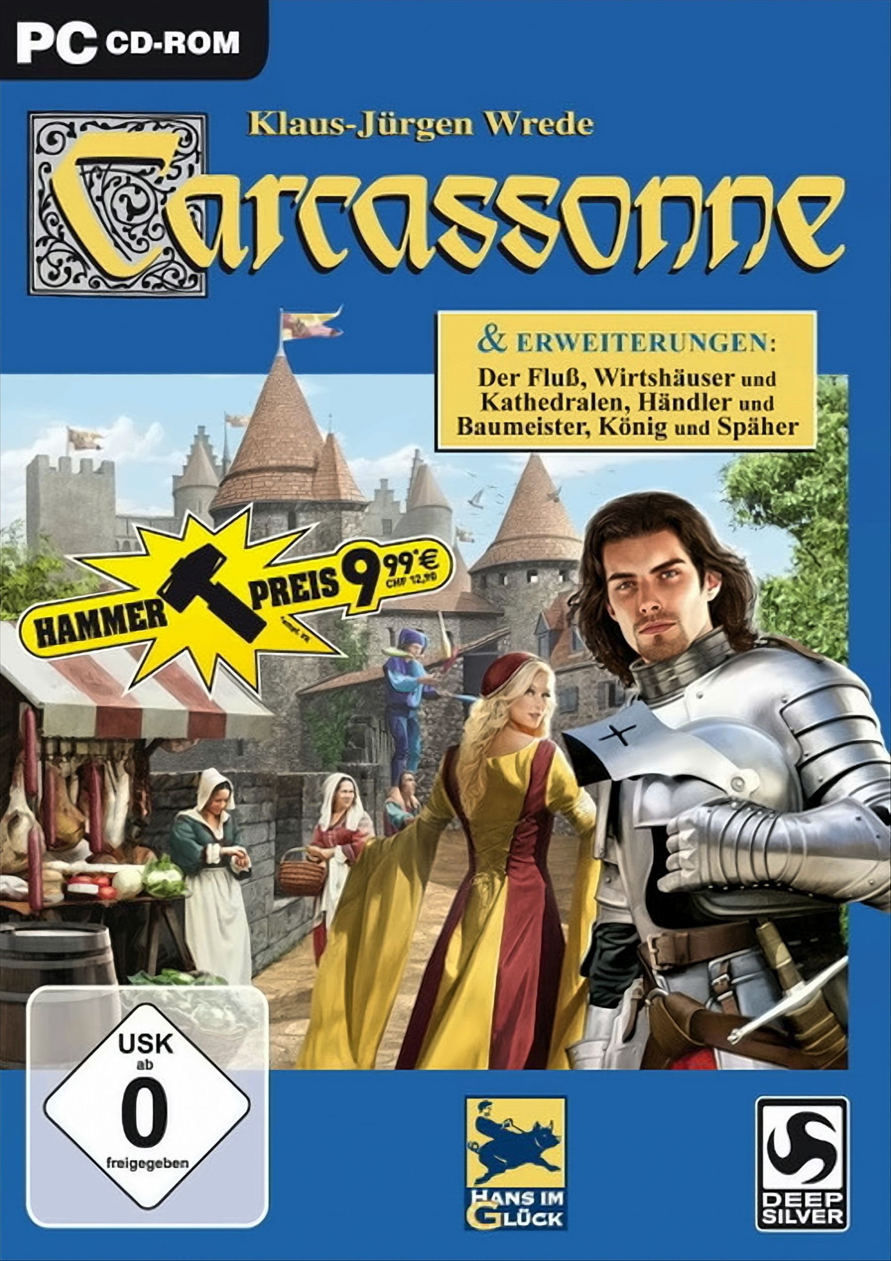 Carcassonne inkl. vier Erweiterungen PC