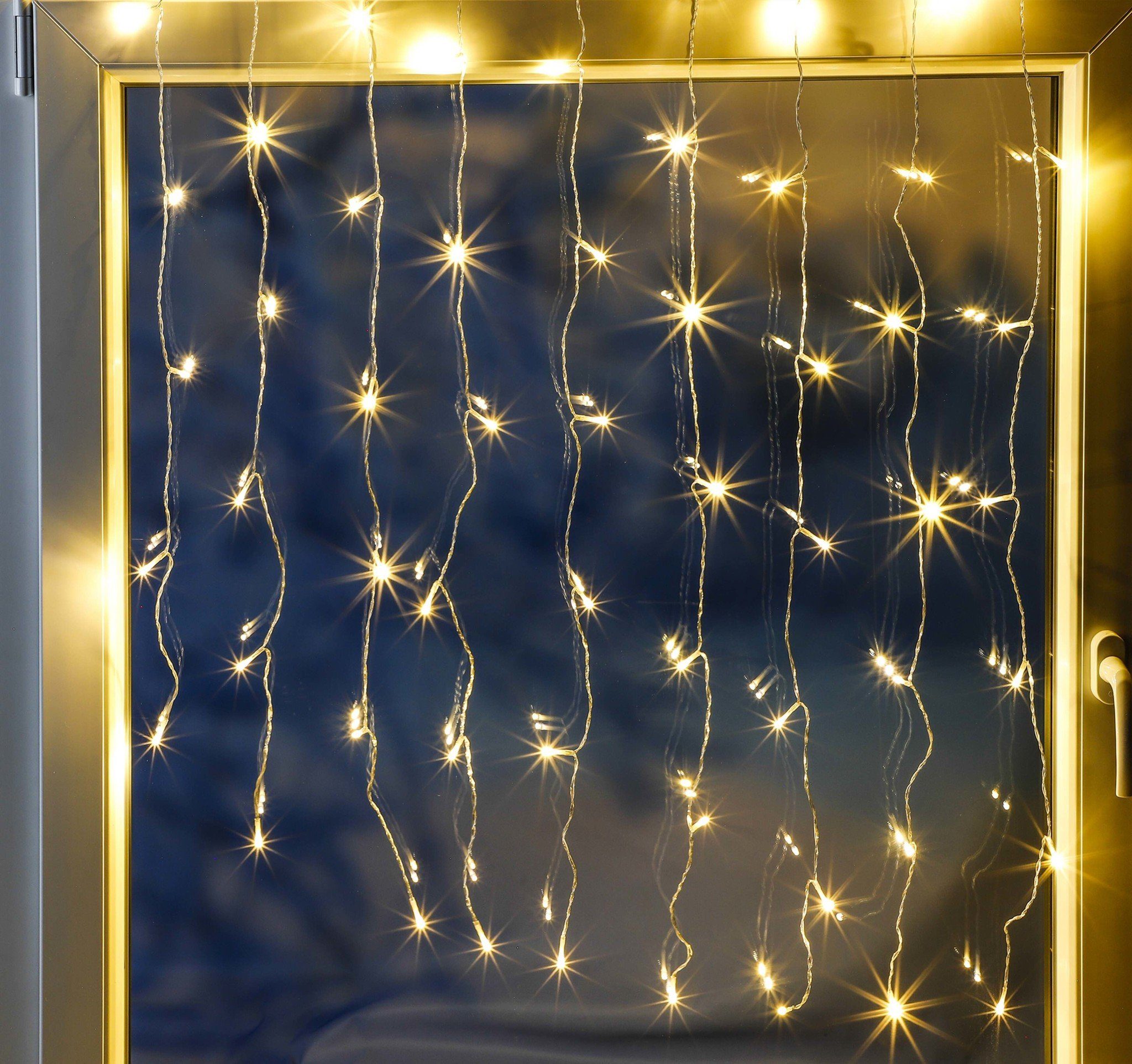 Haushalt International Lichtervorhang, LED Lichtervorhang