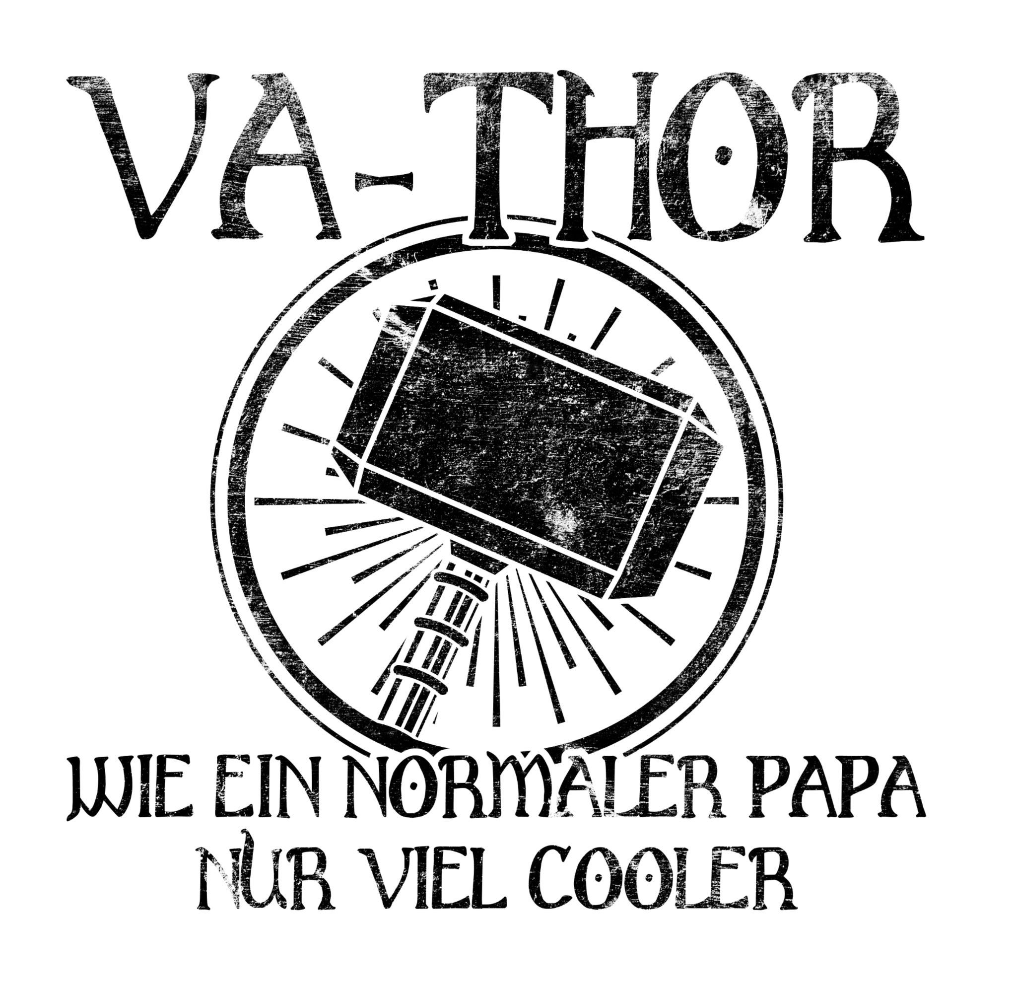 02 Grün - nur Army Geschenk Shirtracer Papa schwarz Vatertag für Papa T-Shirt ein cooler wie normaler viel Vathor