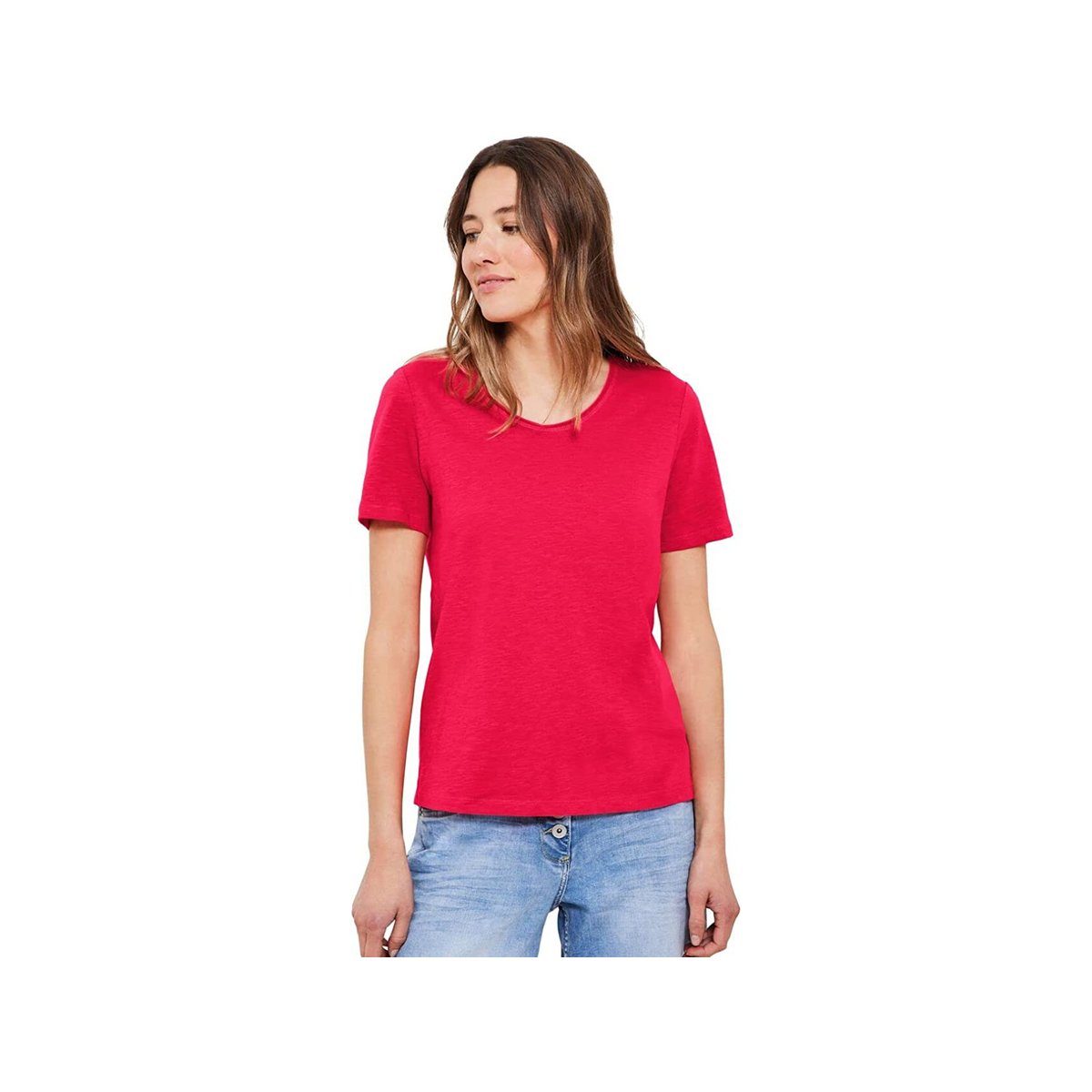 Cecil Langarmshirt rot (1-tlg) strawberry red | T-Shirts