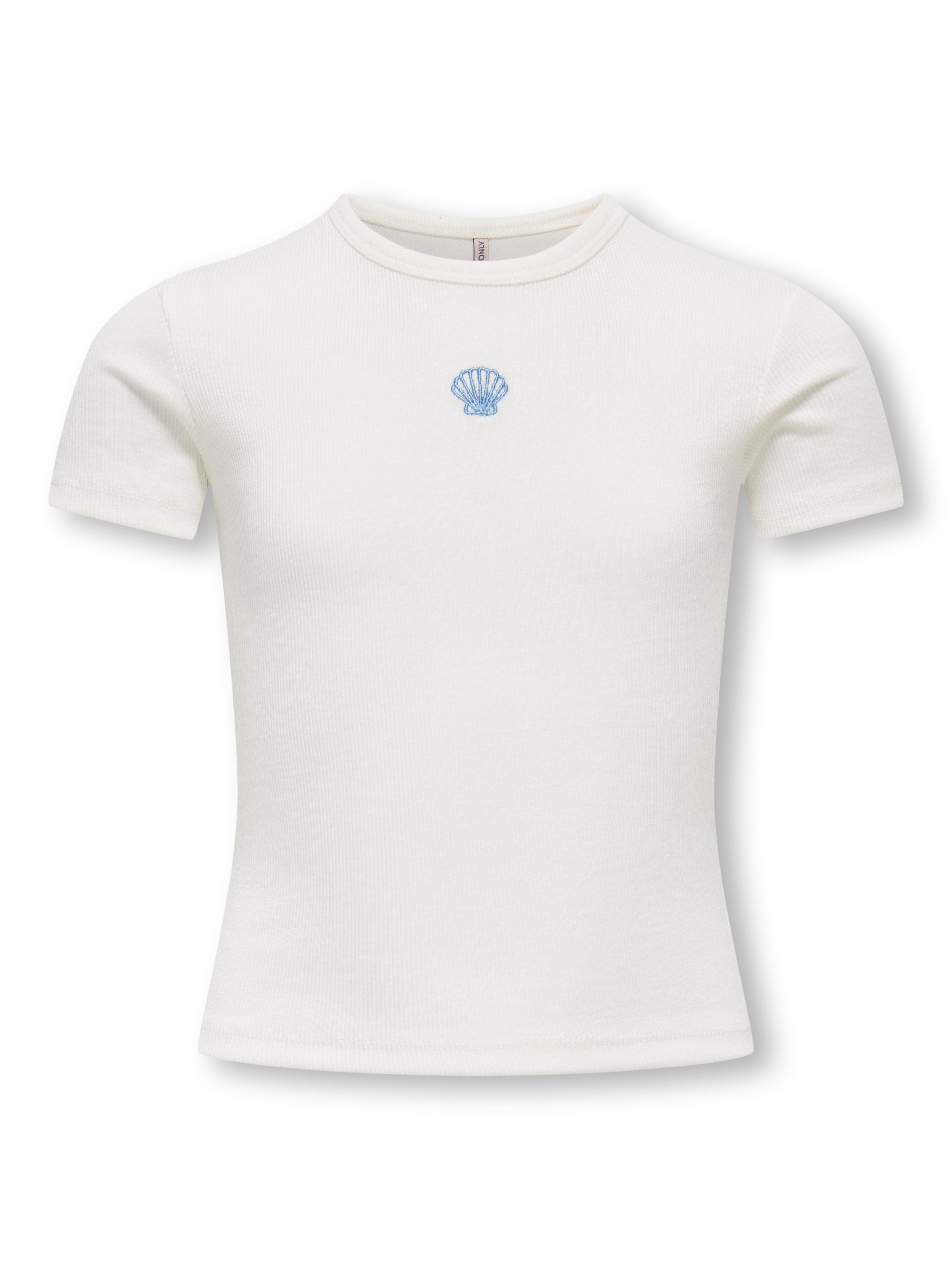 KIDS ONLY T-Shirt KOGLIVA JUNE EMB S/S TEE CS ZA JRS