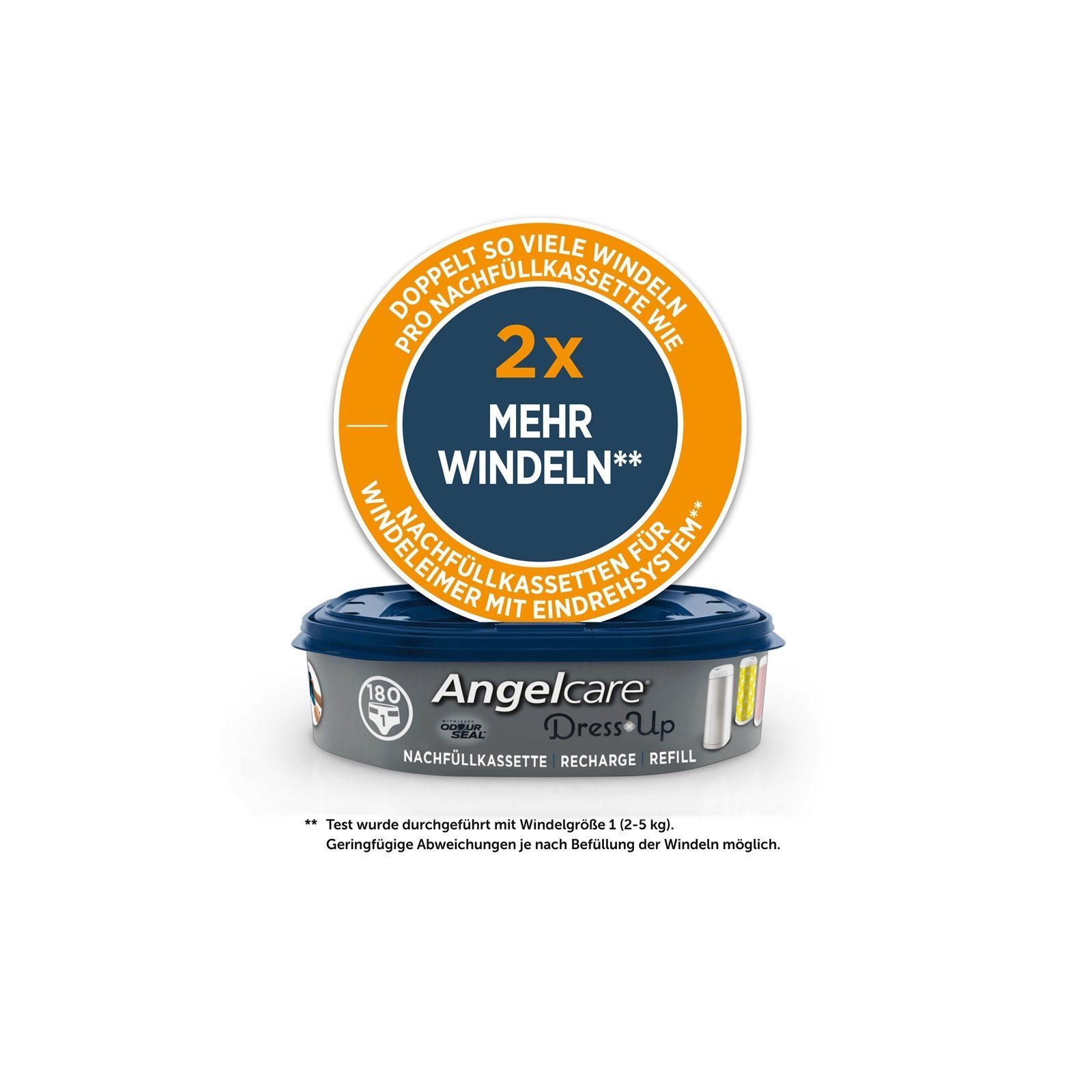 Angelcare® Windeleimer Nachfüllkassetten für Windeleimer Dress-Up und Classic XL 12 Stück – Bild 5 von 5