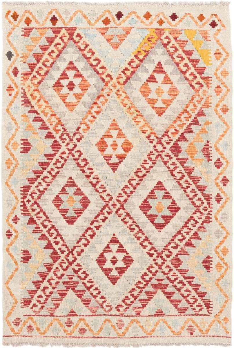 Orientteppich Kelim Afghan 107x156 Handgewebter Orientteppich, Nain Trading, rechteckig, Höhe: 3 mm