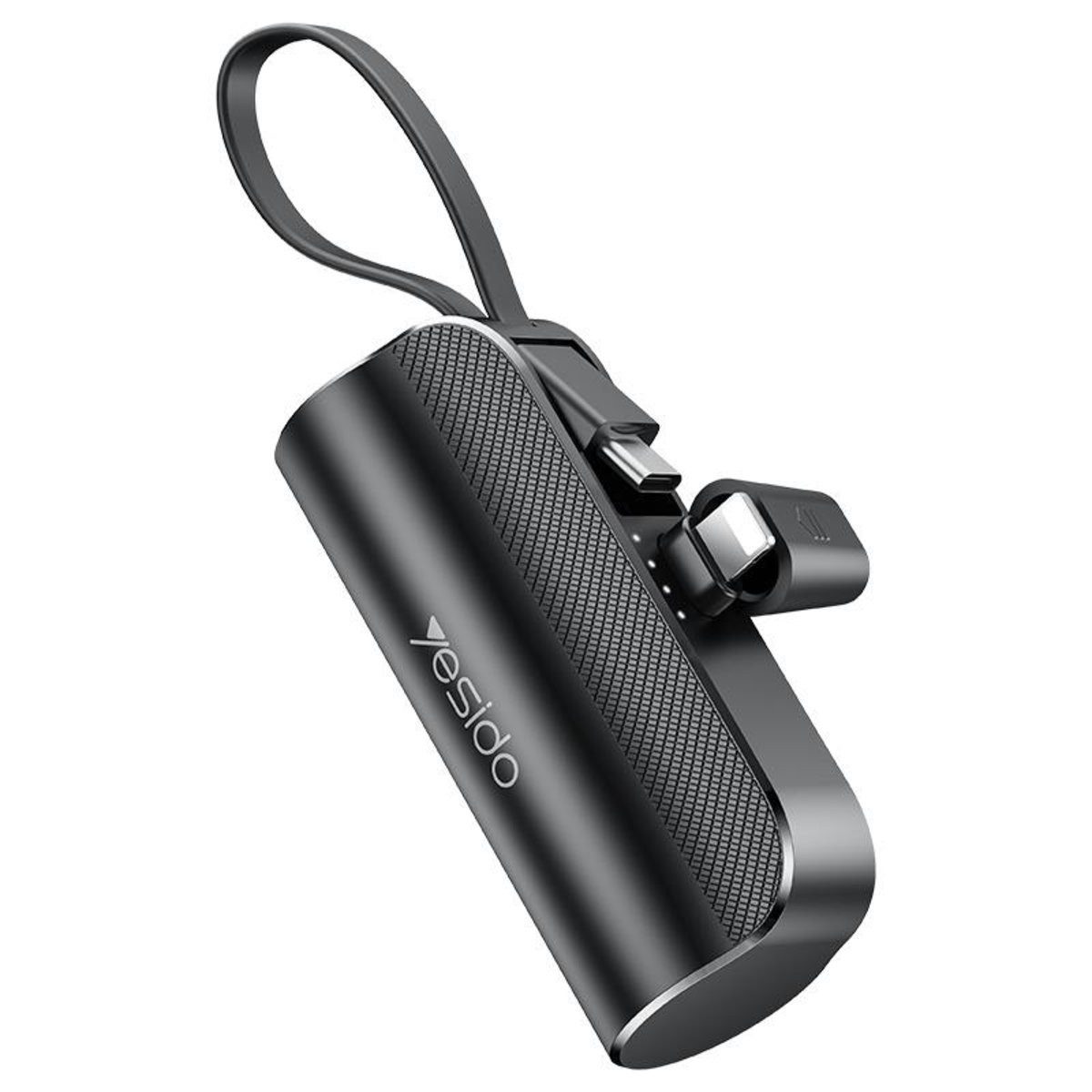Yesido Yesido Powerbank YP68 5000 mAh 12W + USB-C Kabel, Lightning Anschluss Powerbank
