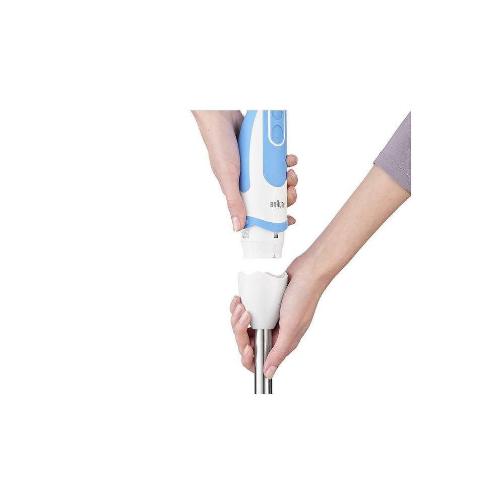Braun Stabmixer Multiquick 5 Vario Fit MQ5260 WHBL Stabmixer 0X22111348, mit Messbecher, mit Mixbecher, Turbofunktion