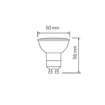 Mundotec LED-Leuchtmittel 7W GU10 LED Leuchtmittel Leuchte LED Spot GU10 LED Lampen Kaltweiß, Neutralweiß, 7w, 700 Lumen, Neutralweiß 4000K, Ø50x56mm, GU10