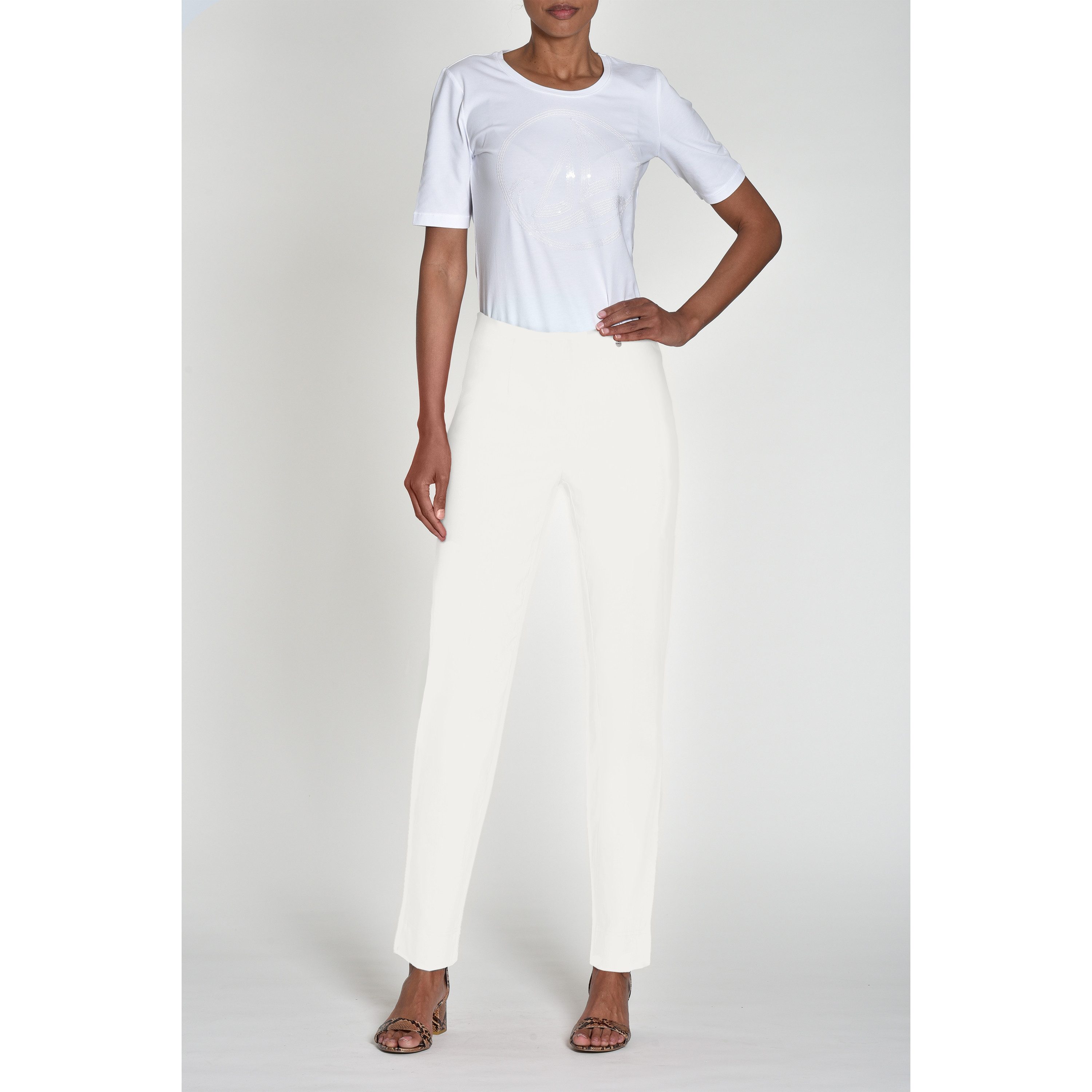 ROBELL Stretch-Hose Stoffhose Bengaline Style MARIE günstig online kaufen