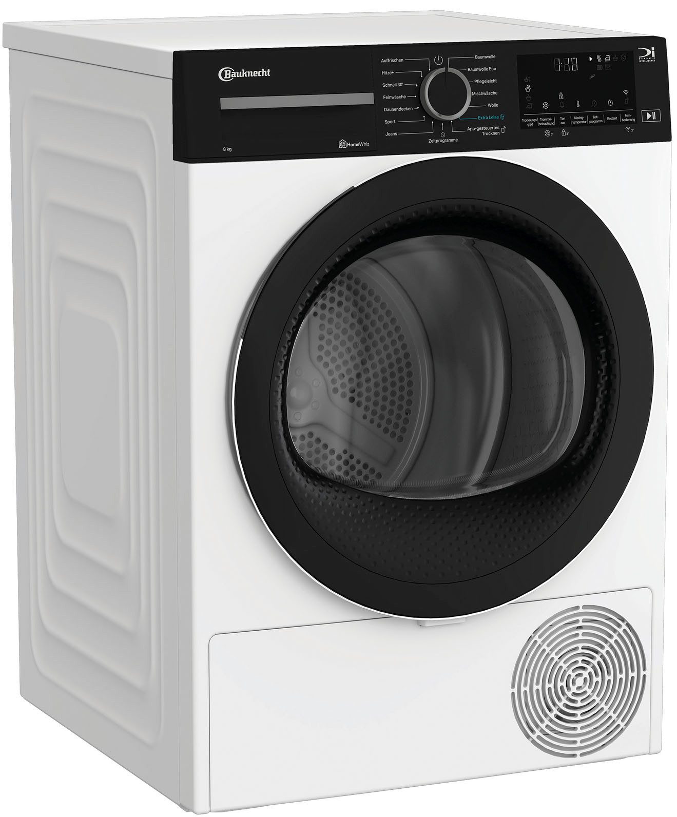 BAUKNECHT Wärmepumpentrockner TR Super Eco 8B, Intelligentes Trocknen dank Dynamic Intelligence Technologie