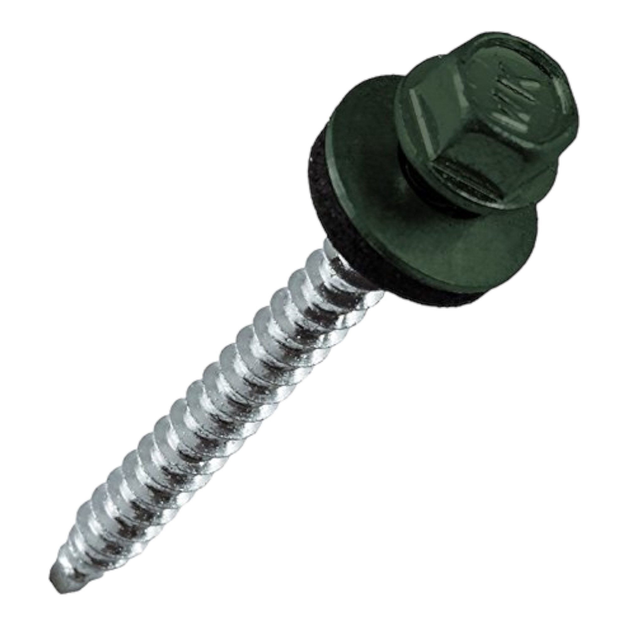 Schrauben-Set 250 Stück Trapezblechschrauben Bohrschrauben 4,8 x 35mm Ral 6020