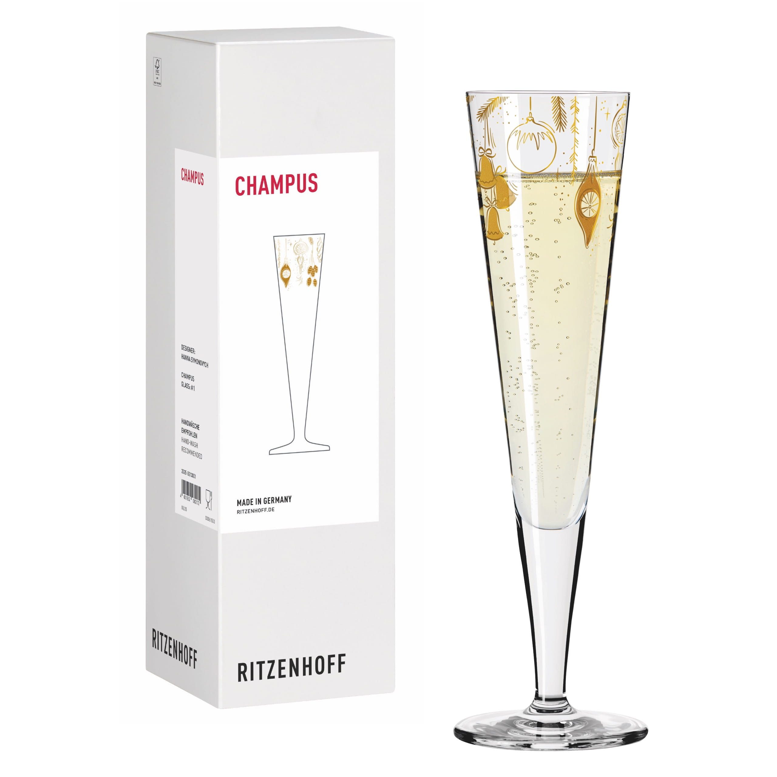 Ritzenhoff Champagnerglas Weihnachten