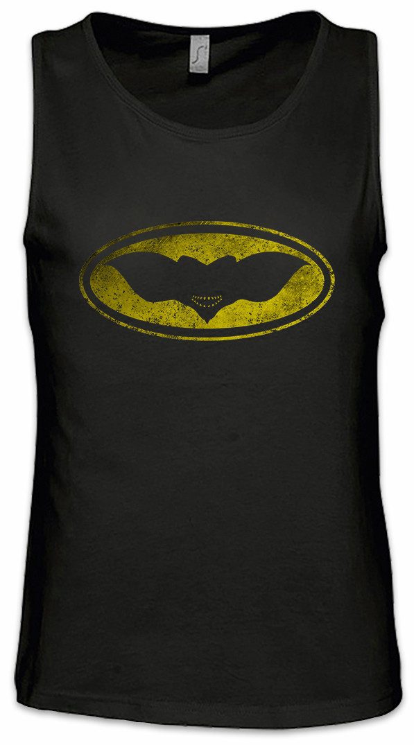 Urban Backwoods Tanktop Gotham Gremlin Ärmelloses T-Shirt Gremlins Sign Logo Bat Symbol Light Batman Mogwai Gizmo Zeichen