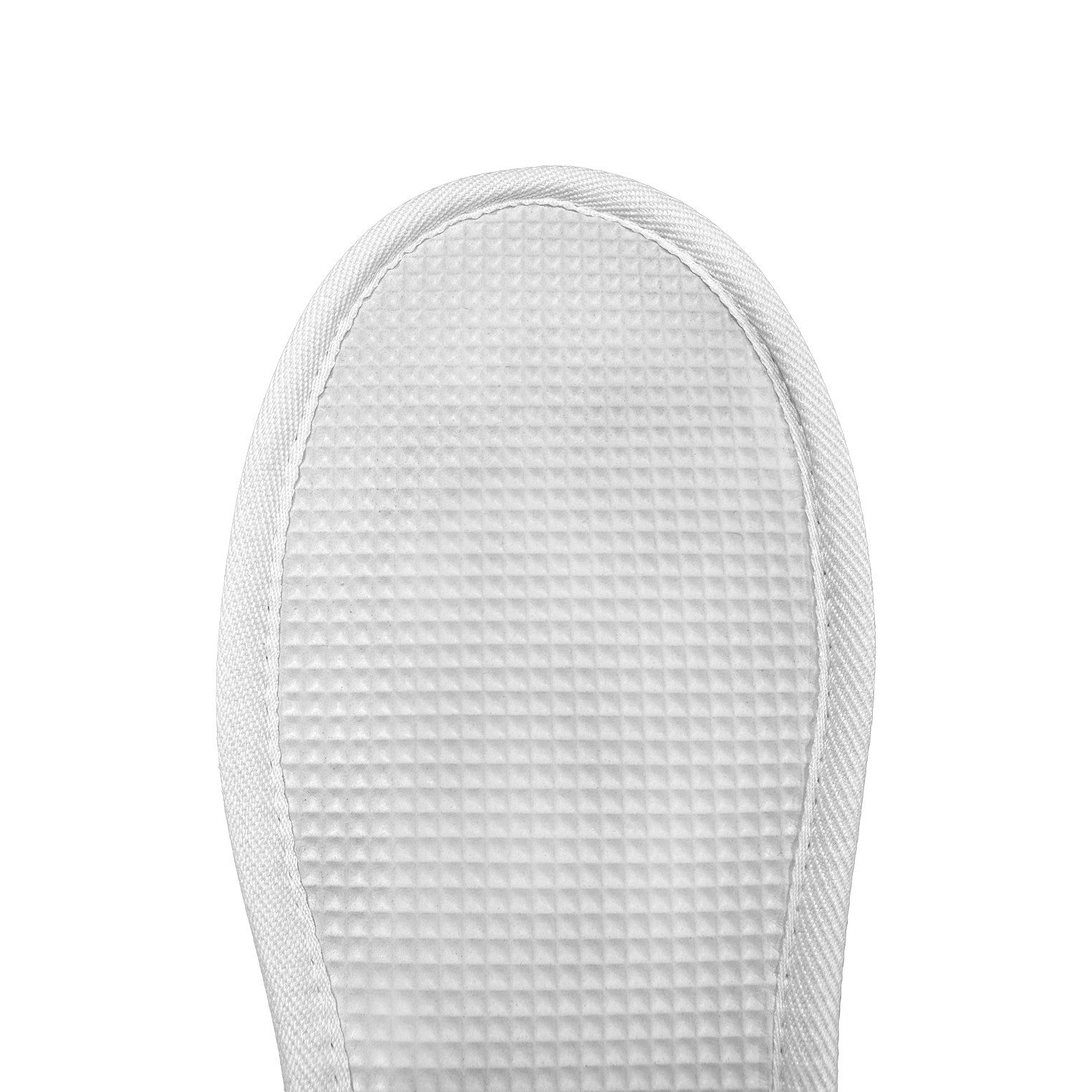 Belle Arti Luxus Gäste Hausschuhe Homeslipper Damen Herren Mäander weiss gold SET Pantoffel (5-tlg)