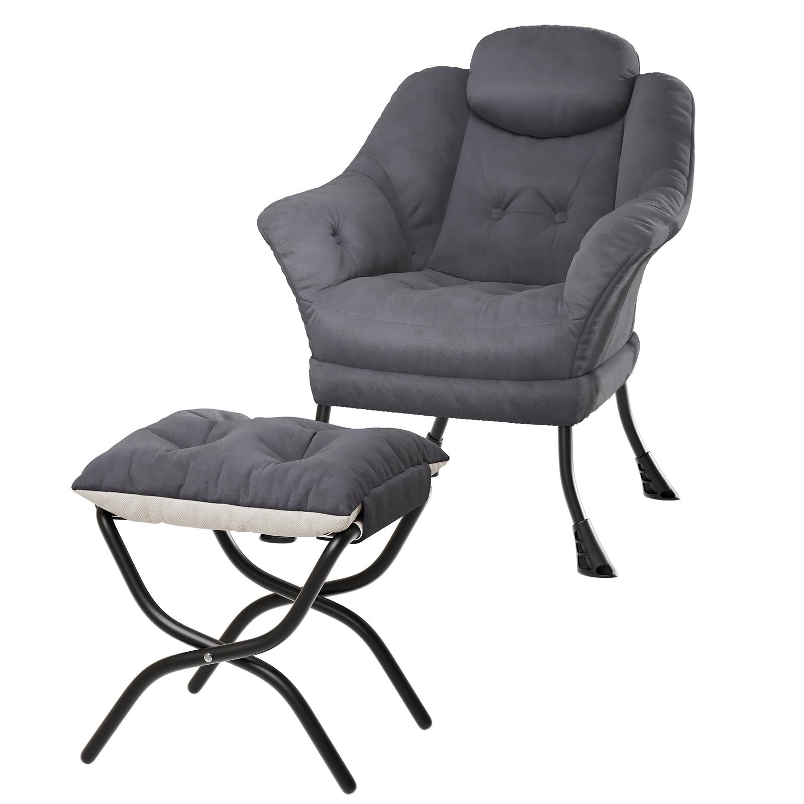 GarveeMore Ohrensessel Relaxsessel mit Hocker Ohrensessel günstig online kaufen