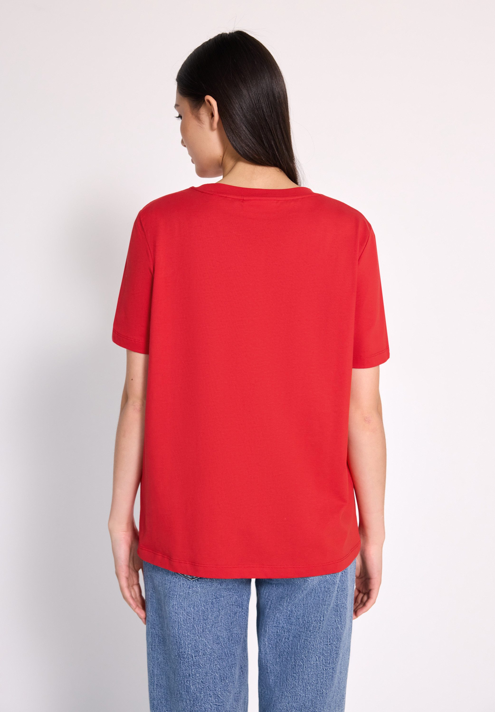 STREET ONE STUDIO T-Shirt aus reiner günstig online kaufen