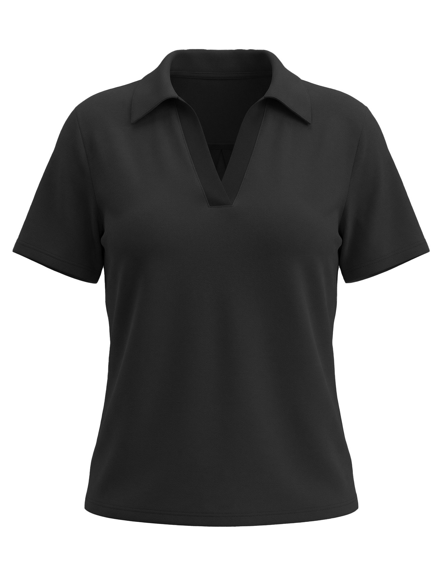 Imily Bela T-Shirt Damen Poloshirts mit V-Ausschnitt (Packung, 1-tlg., 1per günstig online kaufen