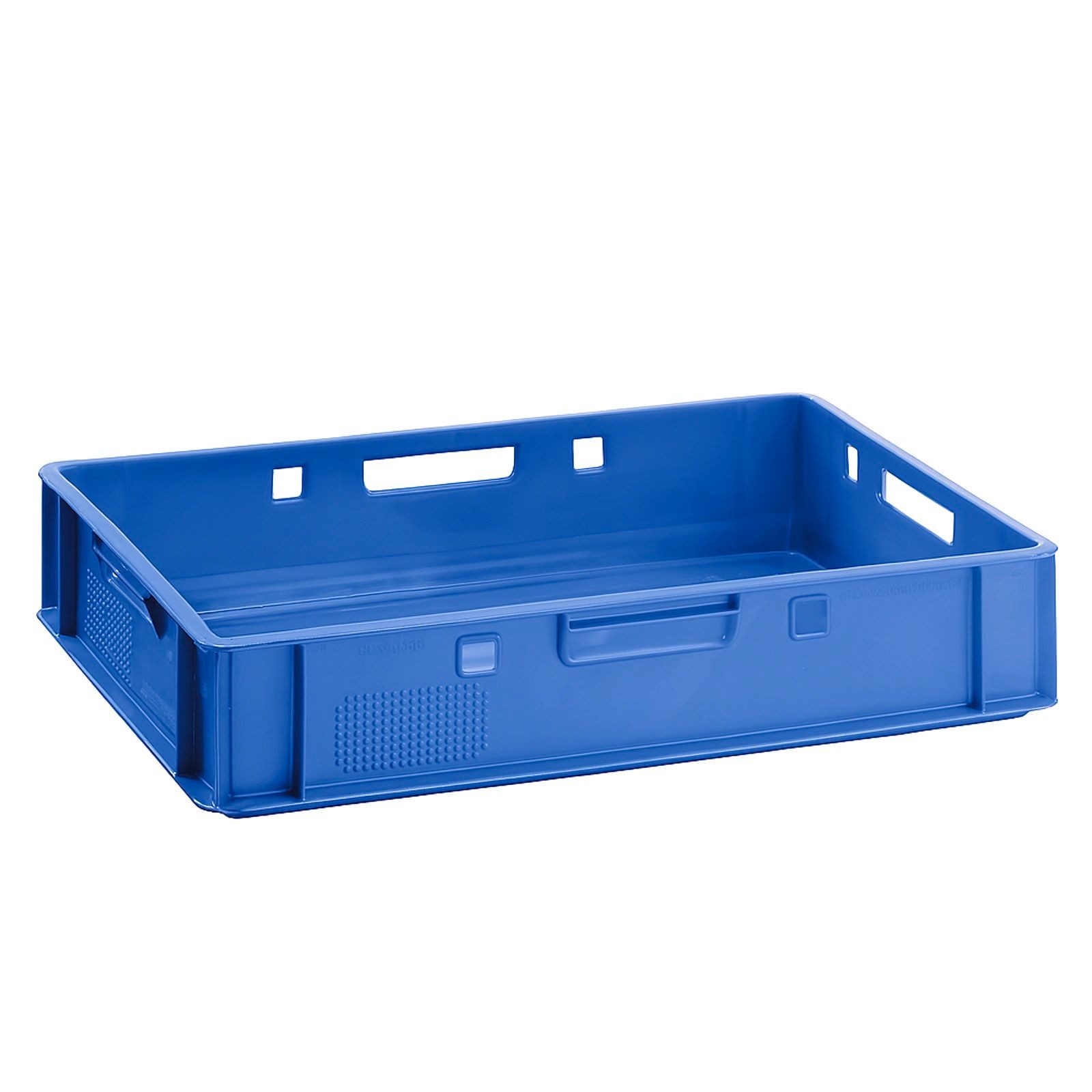 BURI Transportbehälter Fleischerkiste Fleischkiste Eurofleischerkiste E1 Stapelkiste blau, (1-St)