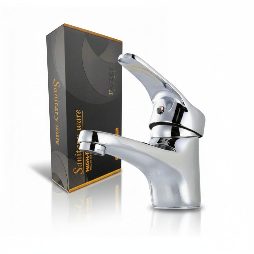 Faizee Home Küchenarmatur Einhandmischer Bad WC Wasserhahn_Blend Hochwertige Armaturen aus Messing & Edelstahl, modern & langlebig
