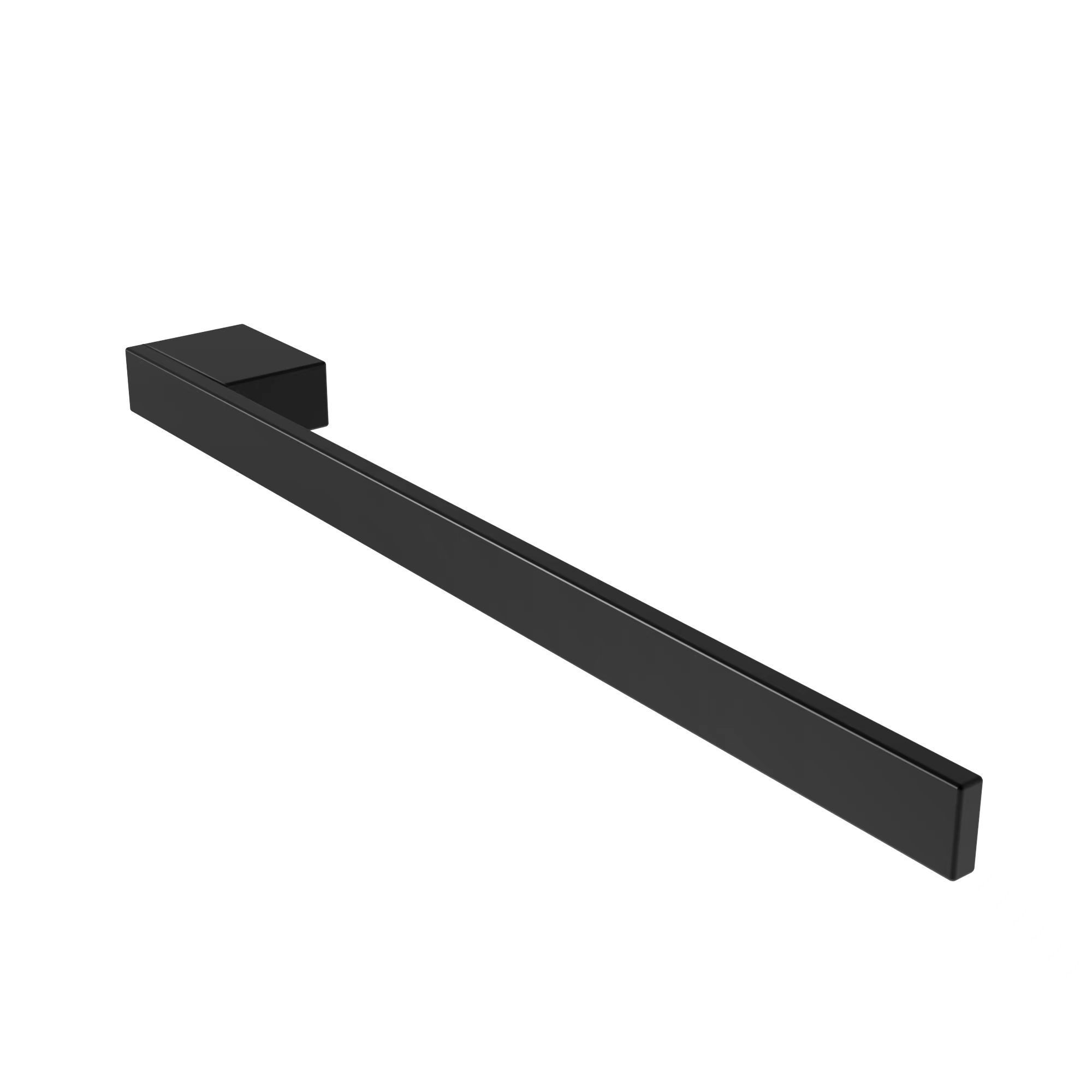 kalb Handtuchhalter Handtuchhalter Jörn für Waschtisch, schwarz, Aluminium, Länge 400mm