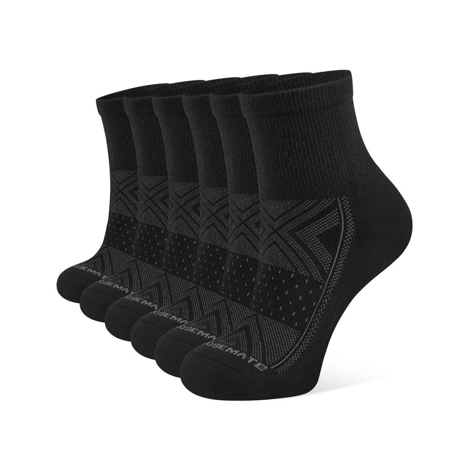 LuxusKollektion Sneakersocken Sneakersocken Damen 6 Paar Baumwolle Gepolstert Kurz