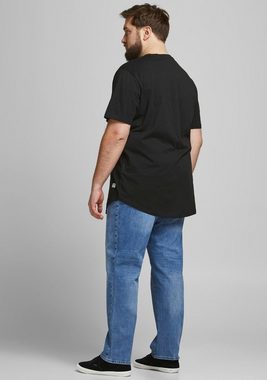 Jack & Jones PlusSize T-Shirt NOA TEE mit abgerundetem Saum, bis Розмір 6XL
