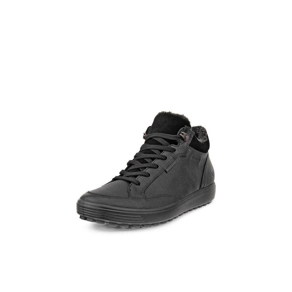 Ecco Ecco - Schnürstiefelette: SOFT 7 TRED W - Schwarz Stiefel günstig online kaufen