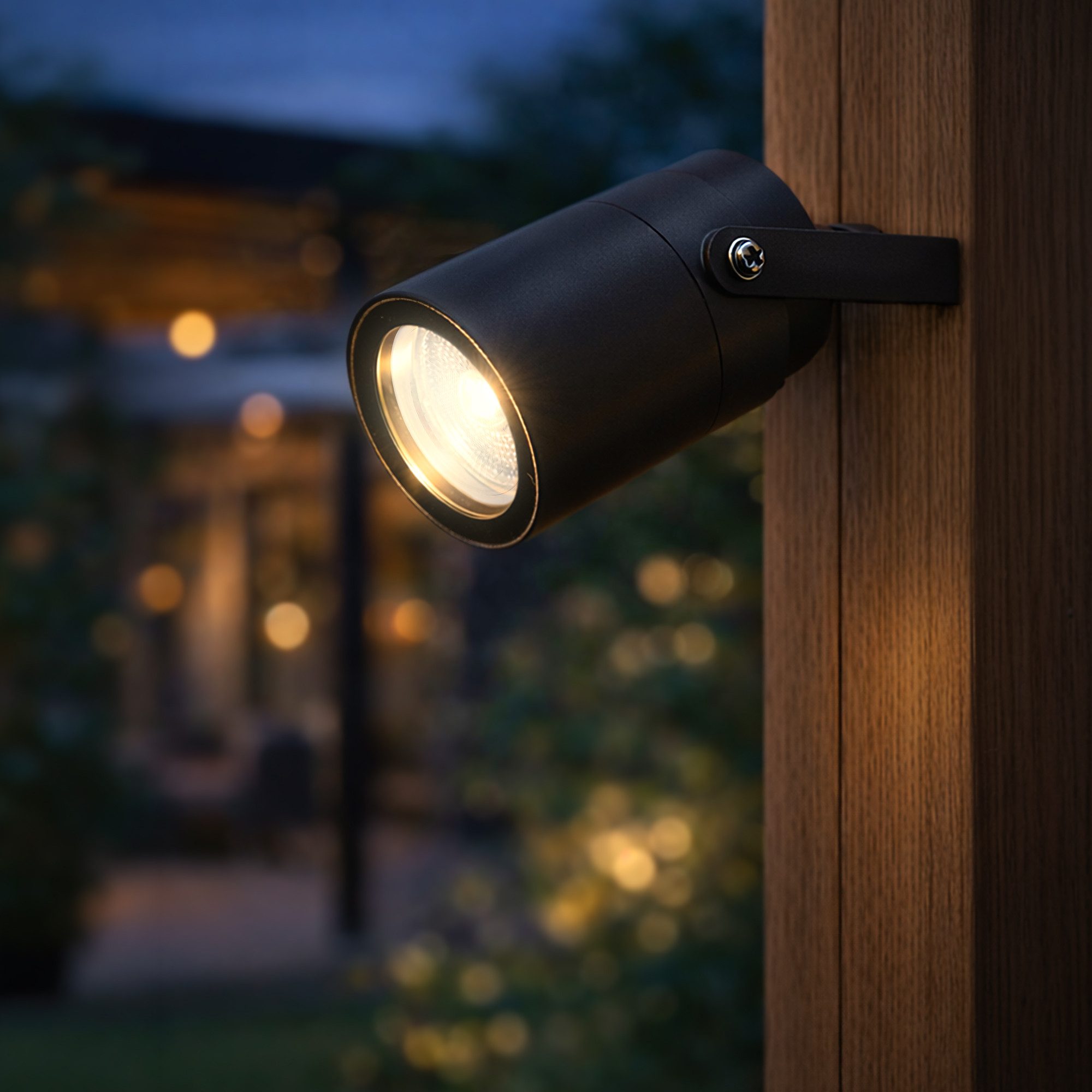 SSC-LUXon LED Gartenstrahler KALOA Außenleuchte IP44 mit GU10 SMART 5W RGB mit Erdspieß Bodenlampe, Smart – Bild 4 von 5