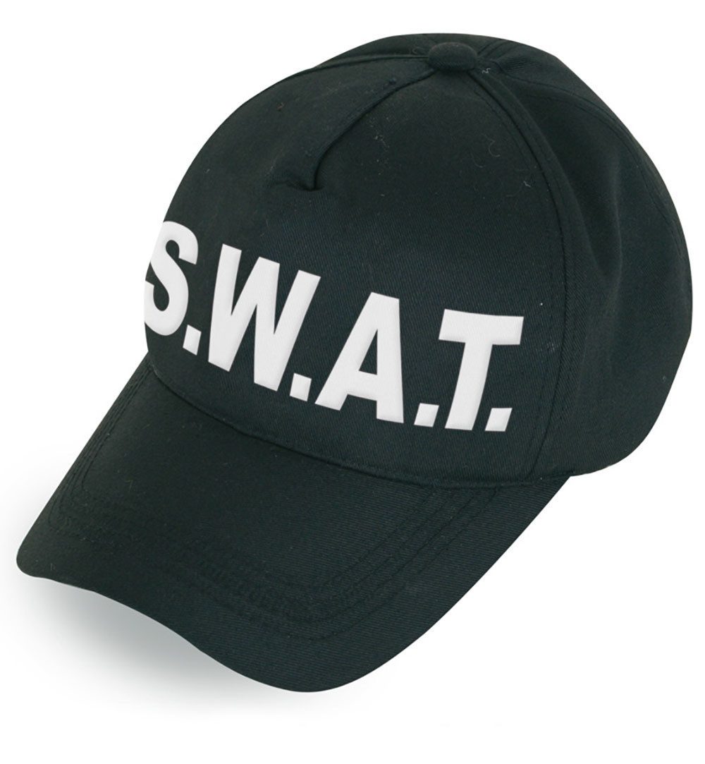 Fries Baseball Cap Herren Kinder S.W.A.T Basecap Mütze Caps Karneval Party Gr. 55 - 60 cm S.W.A.T. Aufdruck