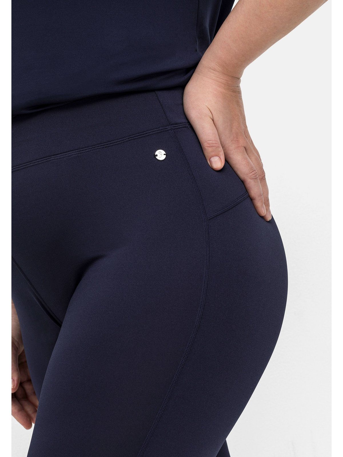 Sheego Sporthose Große Größen aus Funktionsqualität, mit Innentasche