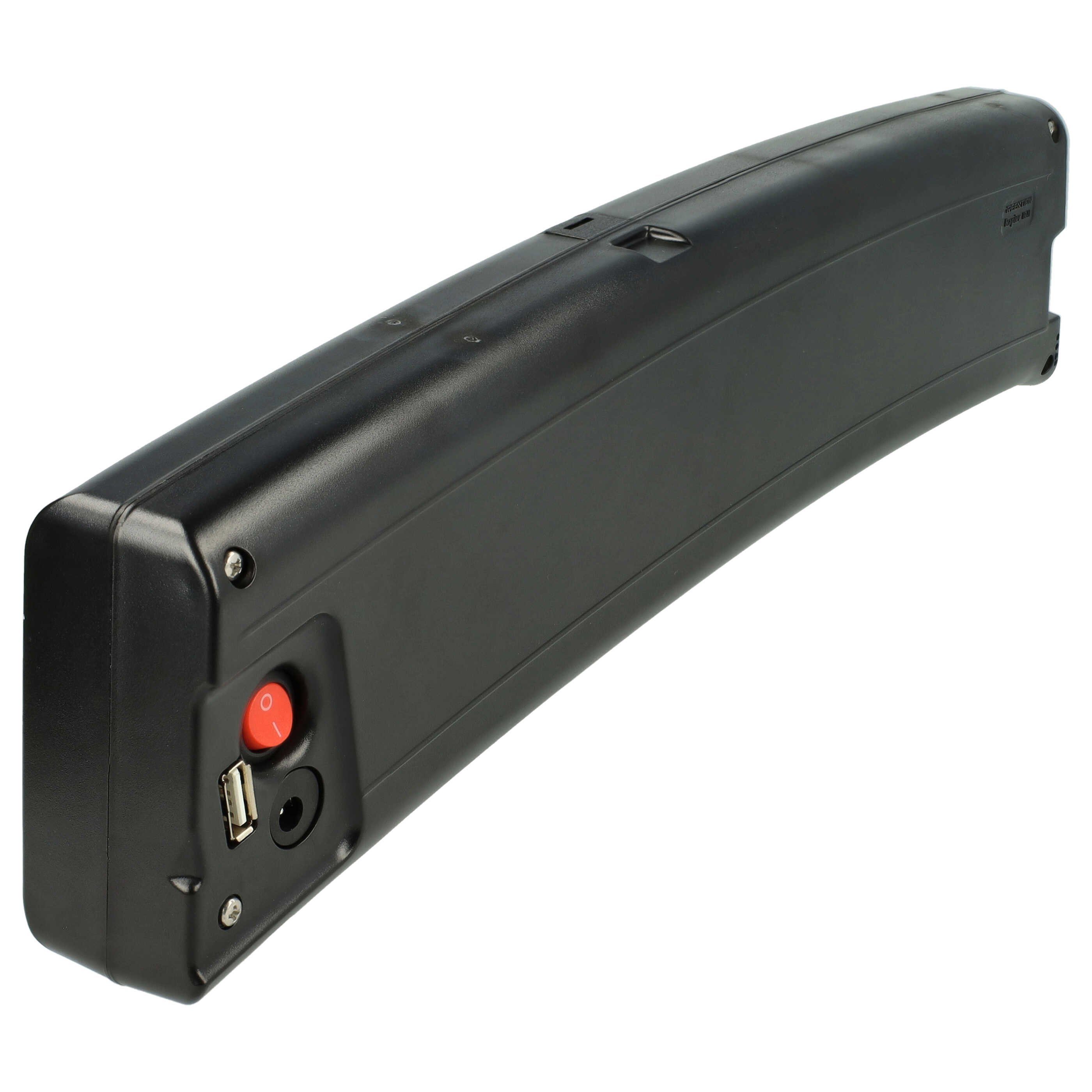 vhbw Batería Compatible con Kalkhoff Pro Connect S 27, S 11 Bici eléctrica ( 15,6 Ah, 25,2 V, Li-Ion) - Plata