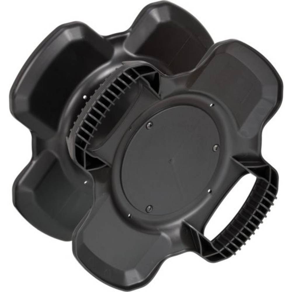 Brennenstuhl Gummi-Kabelhaspel Kompakt Leer Kabeltrommel, Ölbeständig, öl- und abriebfest, UV-Beständig