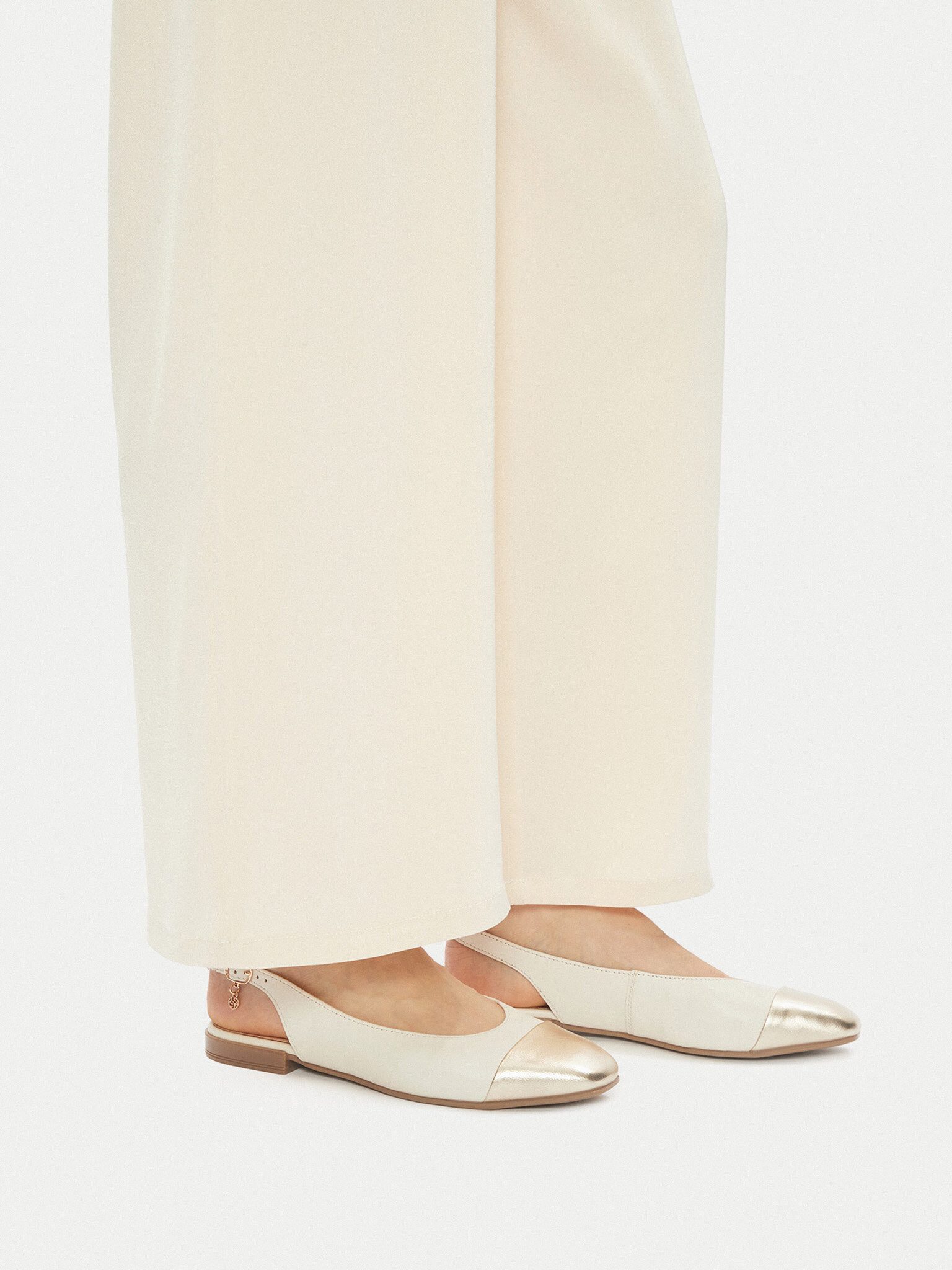 LASOCKI Lasocki Damen-Ballerinas Écru RST-ROMI-51 Ballerina