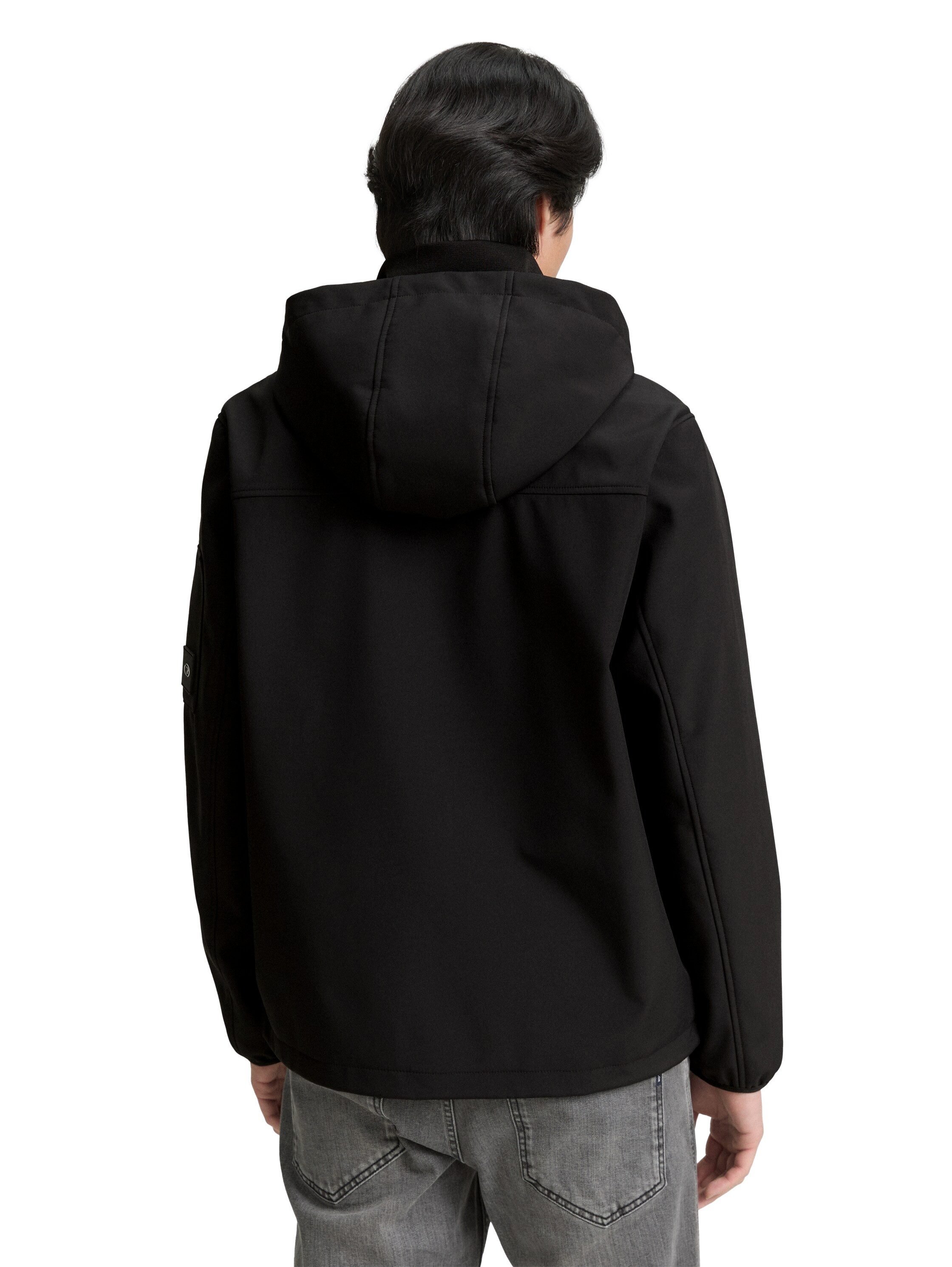 TOM TAILOR Softshelljacke mit Kapuze