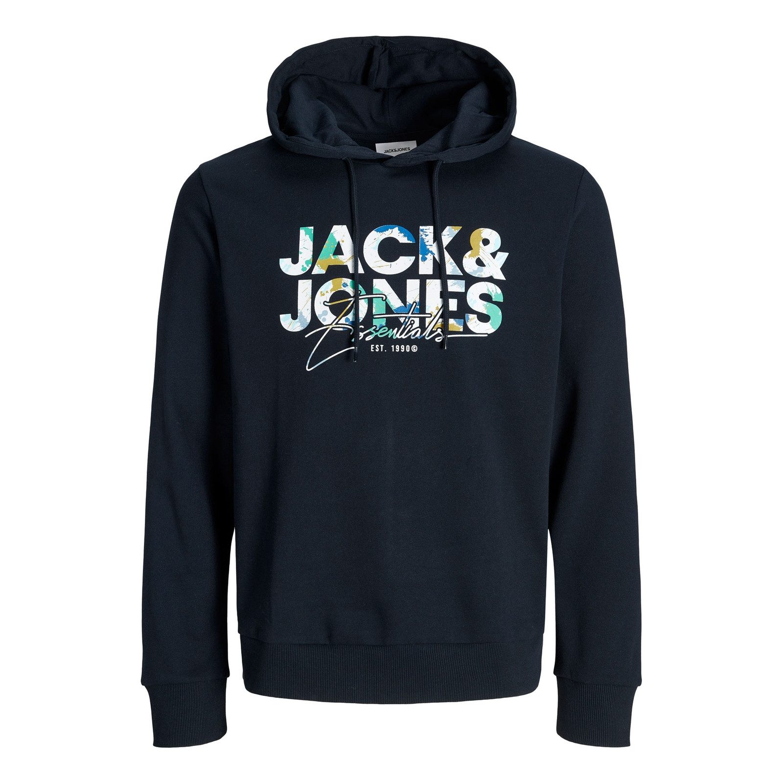 Jack & Jones Hoodie JJGEPLAS Sweat Hood mit großem Print auf der Vorderseit günstig online kaufen
