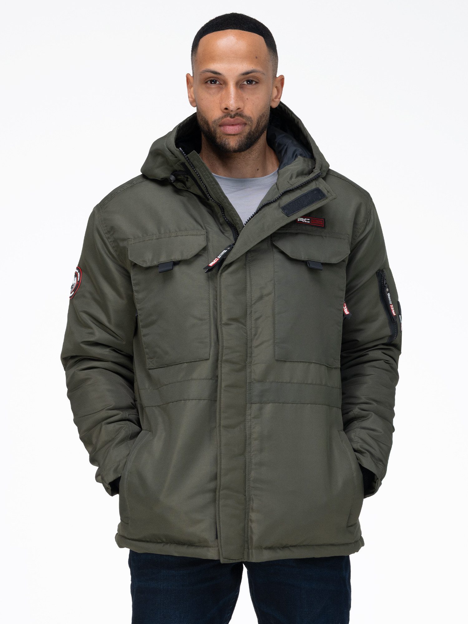 Rock Creek Winterjacke Herren Jacke Winter Mantel Parka H-400