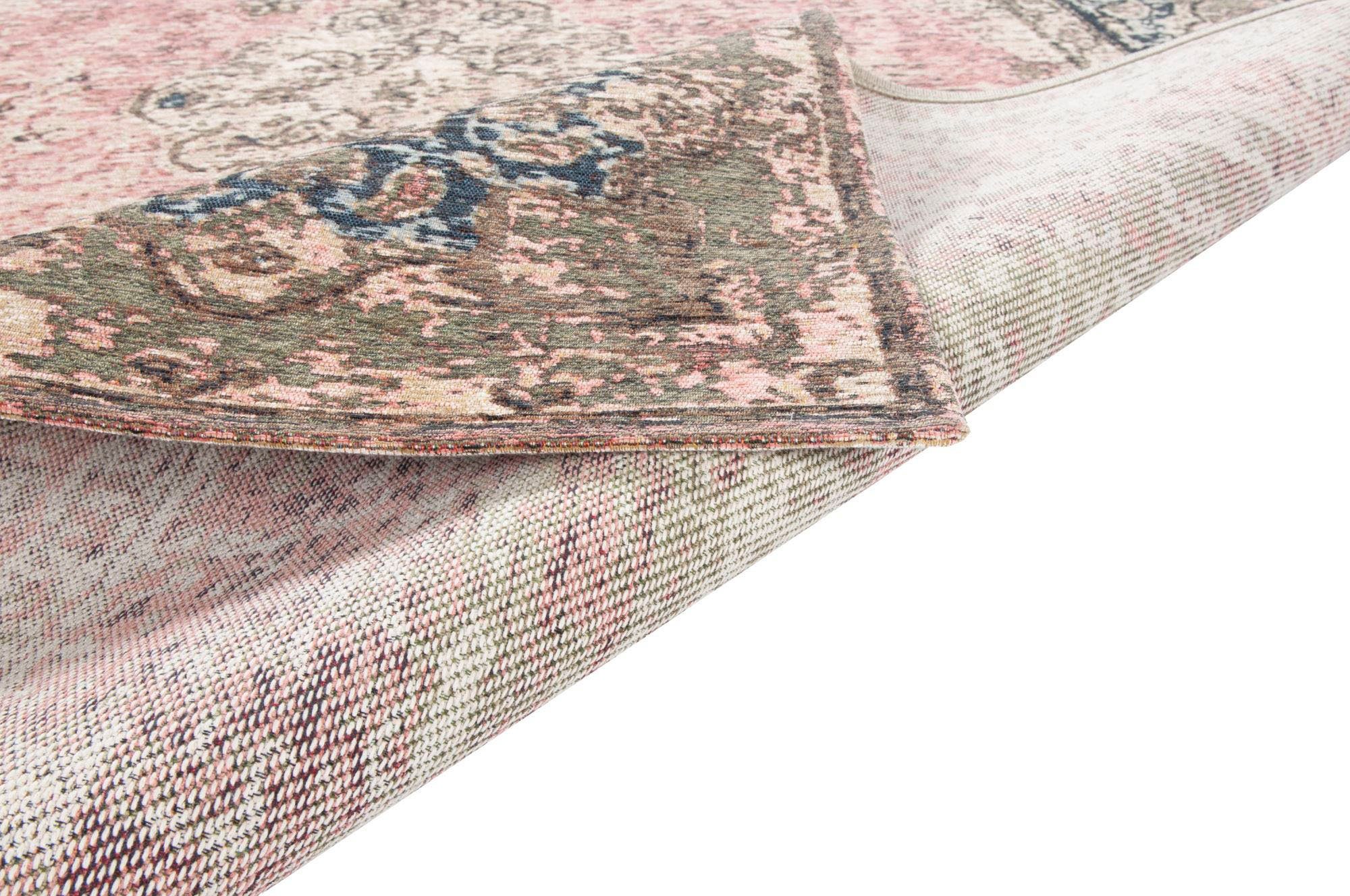 TOM TAILOR HOME Teppich Funky Orient Keshan, rechteckig, Höhe: 5 mm, Kurzflor, Orient-Optik, Vintage Design, mit Bordüre, auch als Läufer