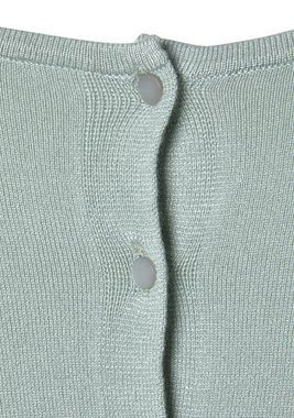 Vivance Kurzarmpullover mit Knopfleiste, beidseitig tragbar, 3/4-Pullover, Feinstrickqualität