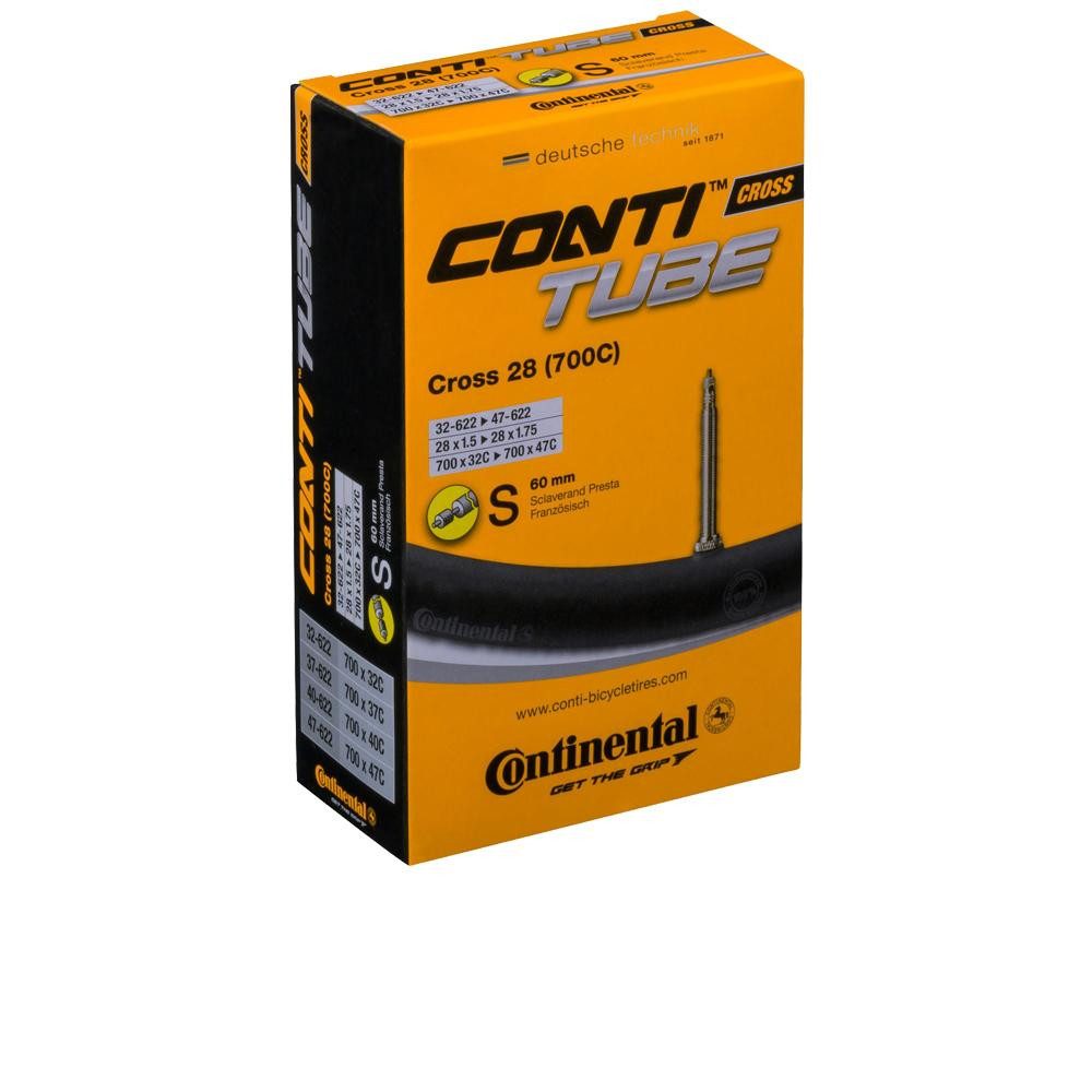 CONTINENTAL Fahrradschlauch Continental Cross 28\" Fahrradschlauch, passend für Reifengrößen 32-62