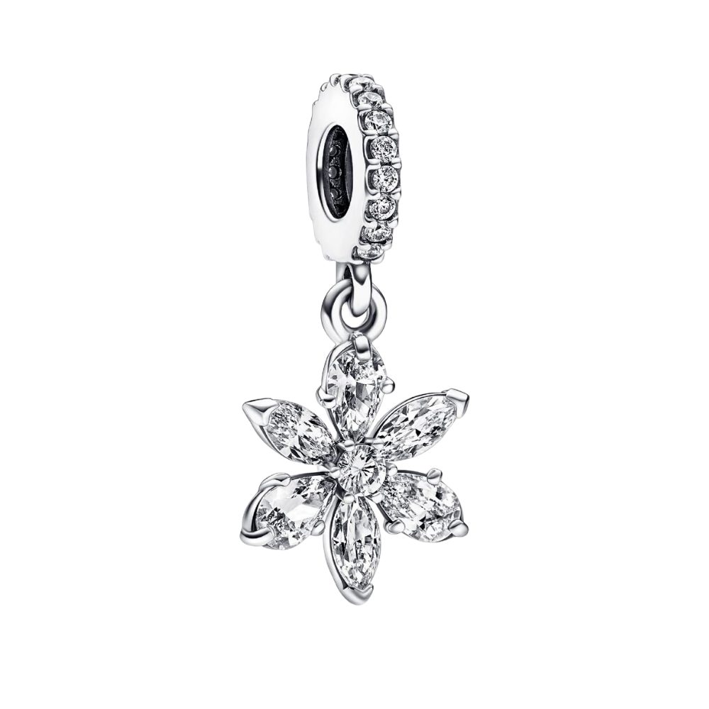 Pandora Charm Blume 792382C01*, Zirkonia, Blume, günstig online kaufen