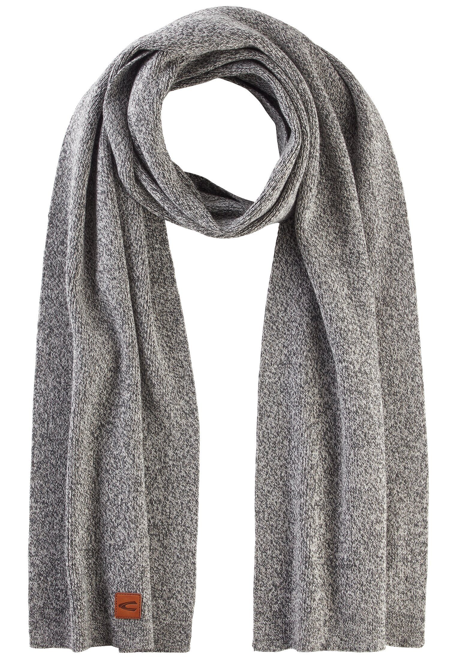 camel active Modeschal Strickschal aus Baumwoll-Mix günstig online kaufen