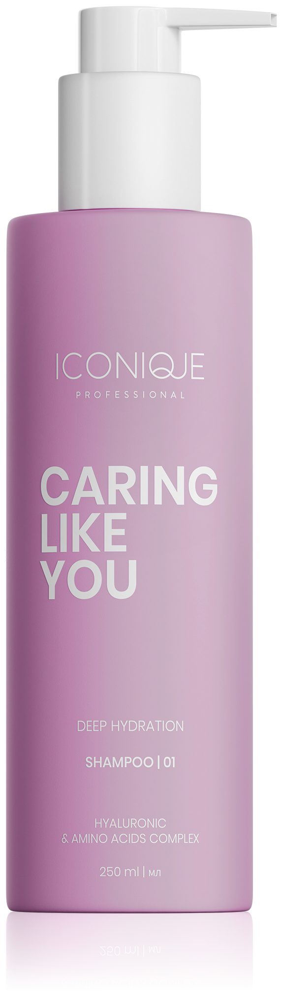 ICONIQUE Professional Haarshampoo CARING LIKE YOU Shampoo 250ml – Profi-Pflege für Feuchtigkeit & Glanz