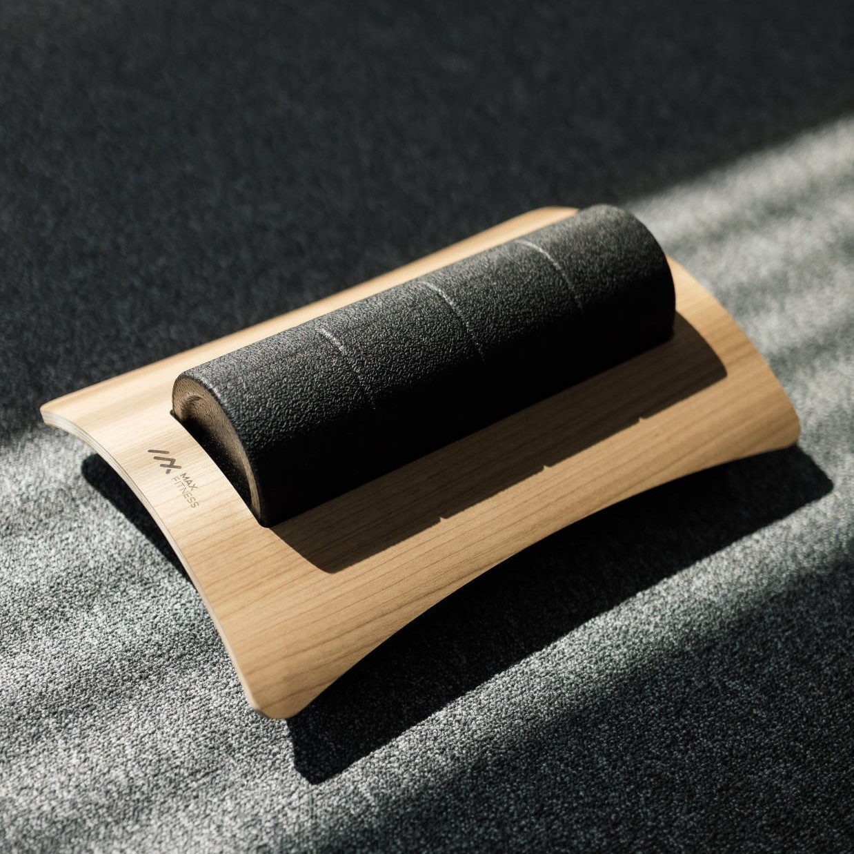 Max Fitness Faszienrolle Faszienrolle Massage Triggerpunkt Training Wirbelsäule Muskulatur, 1er Set, mit mittlerer Härte, für vielseitiges Faszientraining und Rückenmassage