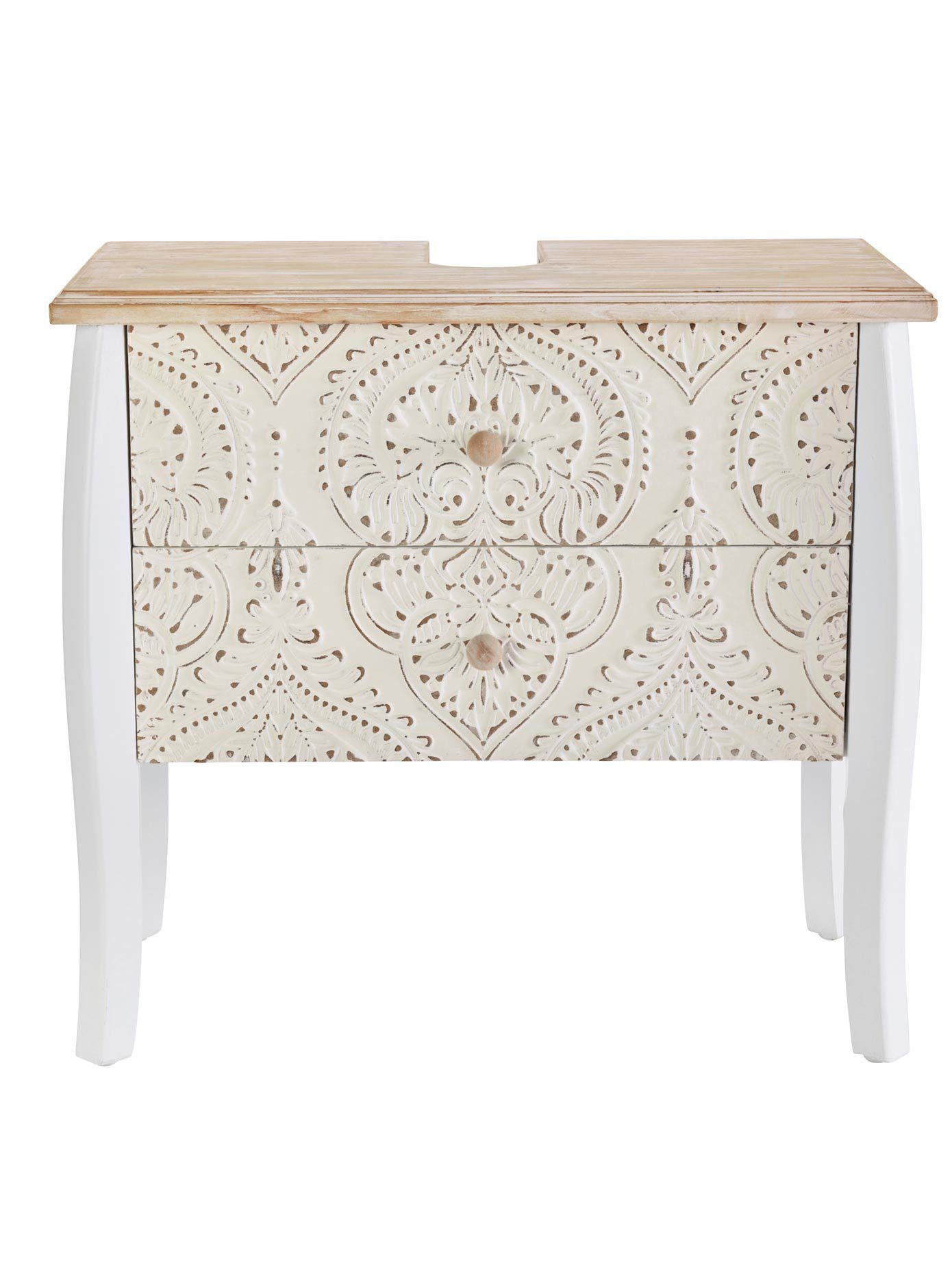 heine home Waschbeckenunterschrank, Mit dekorativen Holzornamenten online  kaufen | OTTO