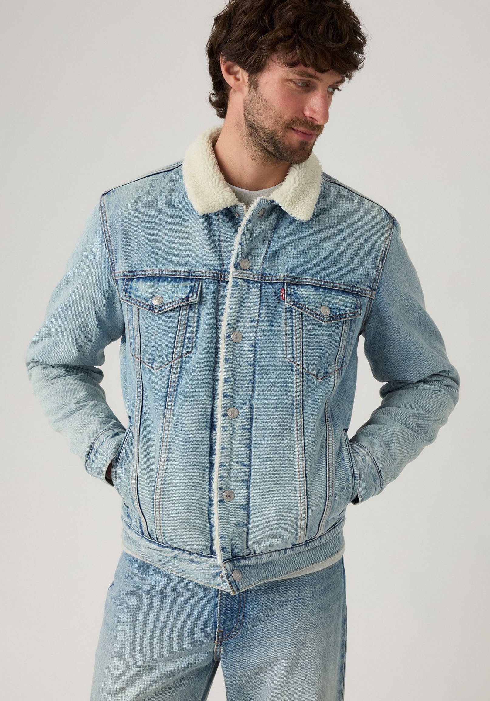 Levi's® Kurzjacke SHERPA mit Sherpa Fütterung günstig online kaufen
