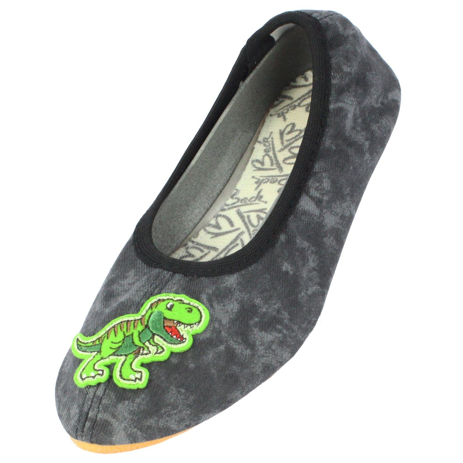 Beck Schläppchen Rex Gymnastikschuh (für Sport, Kita, Schule, Zuhause) mit rutschfester Laufsohle