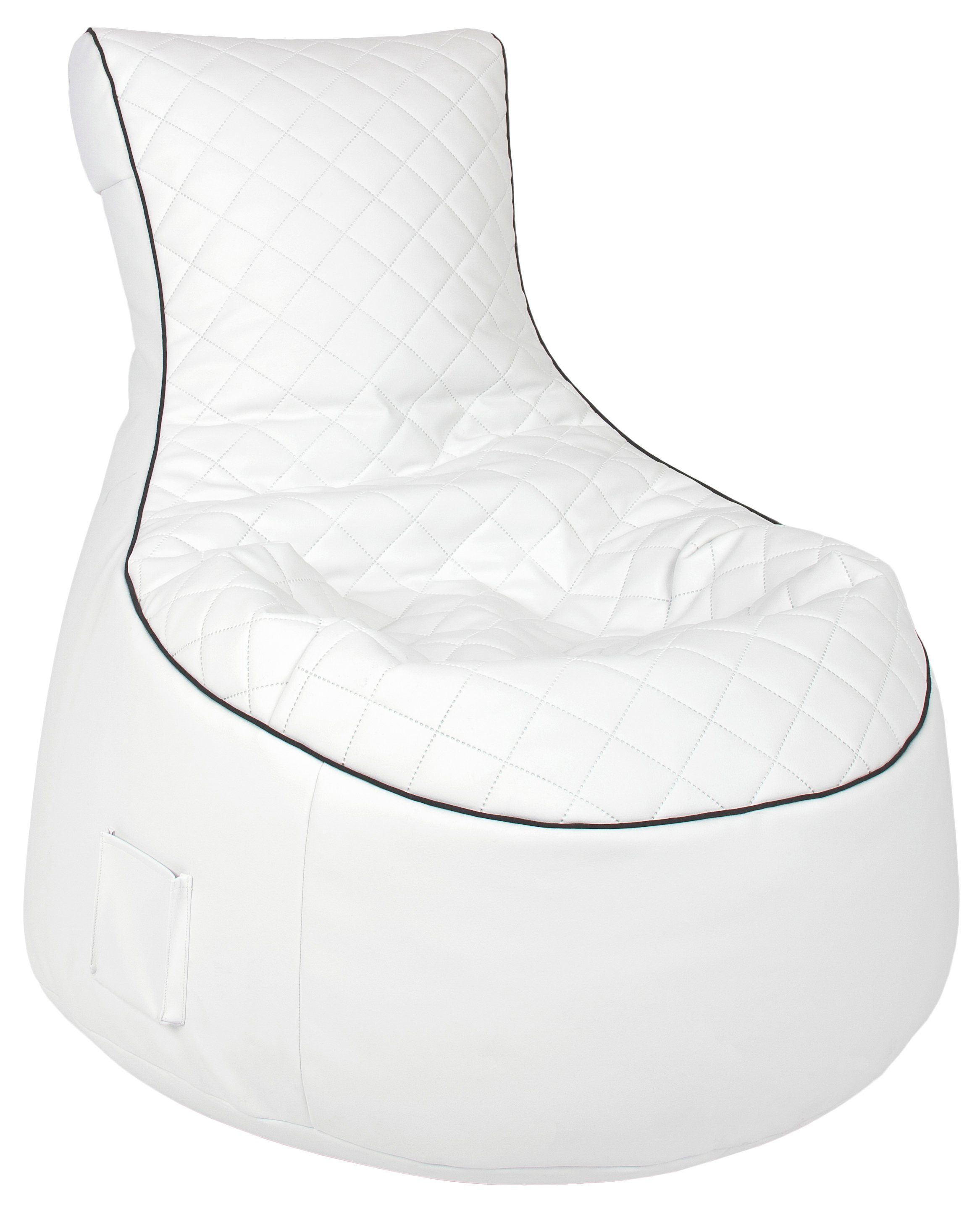 Sitting Point Magma Sitzsack Sitzsack 65x90x95cm Weiss