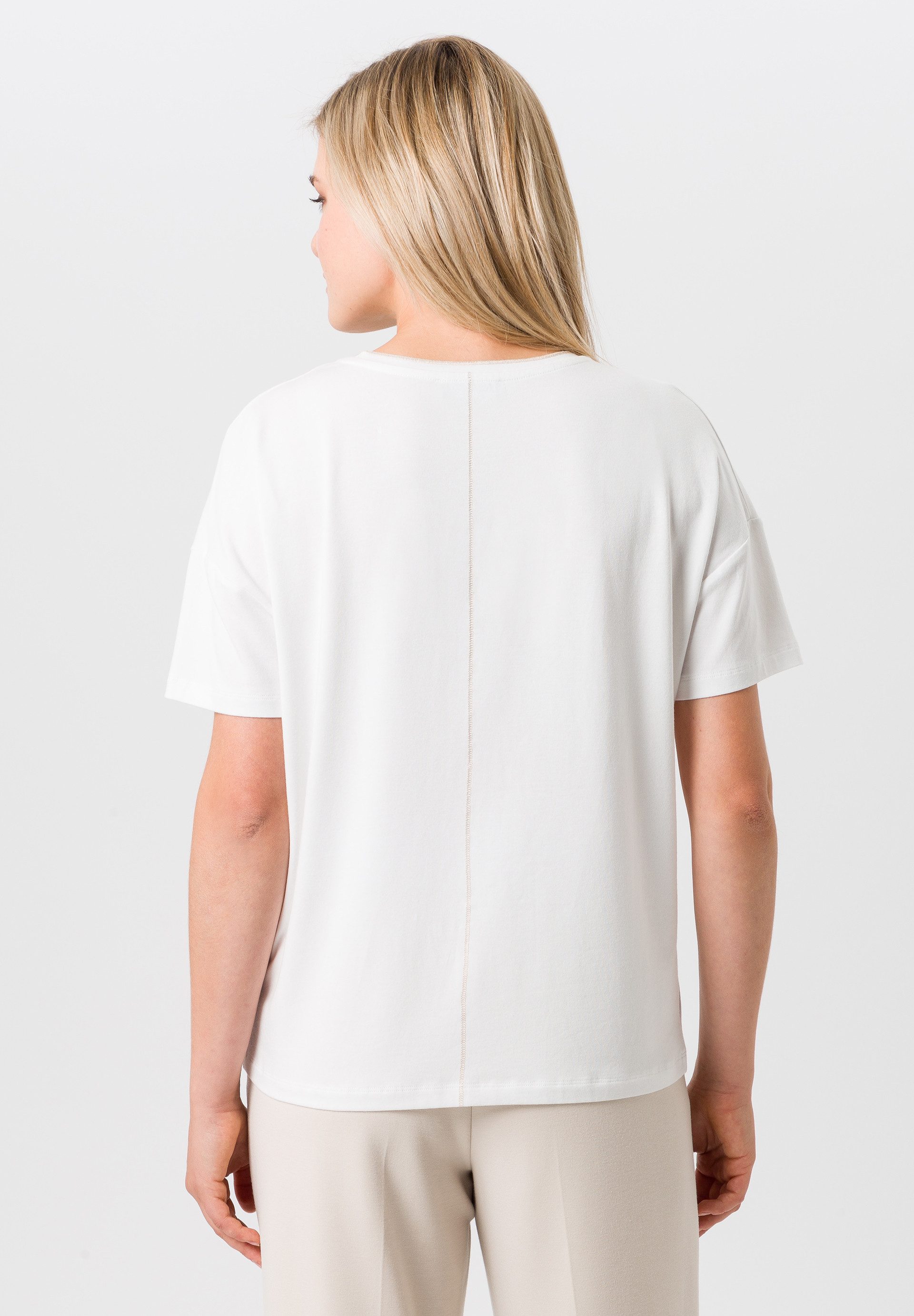 TUZZI Kurzarmshirt mit elegantem Print