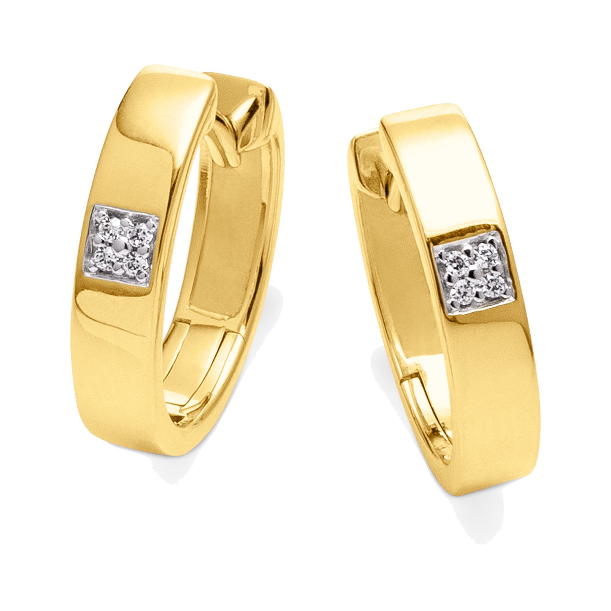 Orolino Paar Creolen Gold 585 mit günstig online kaufen