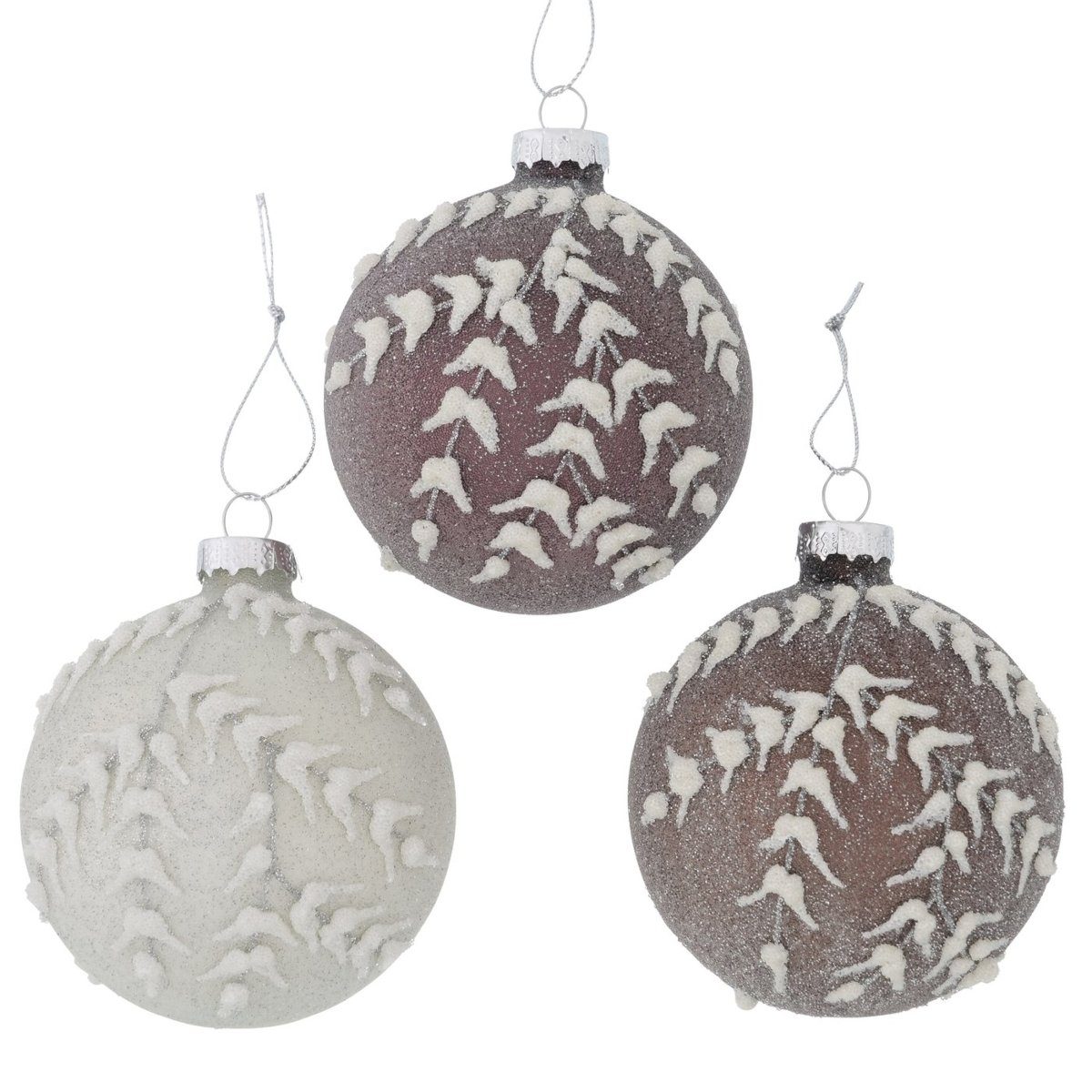BOLTZE Weihnachtsbaumkugel Mailan Weihnachtskugel sortiert 8 cm (1 Stück)