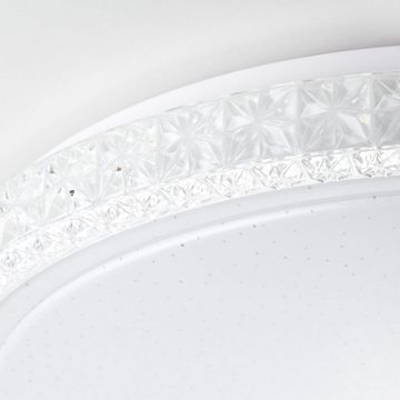Brilliant Deckenleuchte Badria, 3000K, Lampe Badria LED Wand- und Deckenleuchte 40cm weiß 1x 24W LED integr