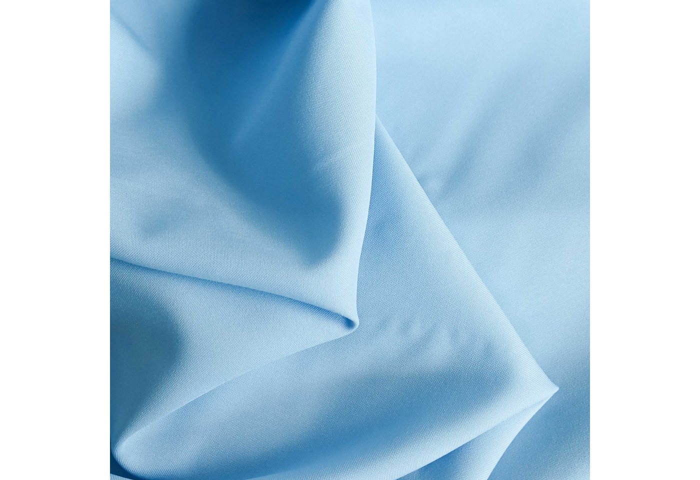 Thumbnail - maDDma Stoff Burlington-Stoff ab 1m x 150cm breit Polyesterstoff Allroundstoff, hellblau